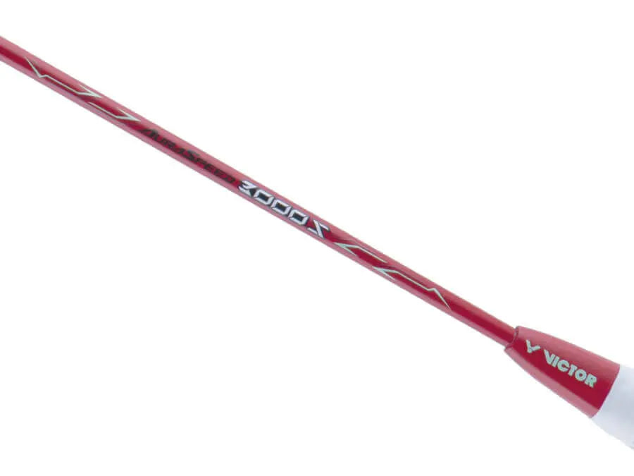 Victor AuraSpeed 3000S D Pre-Strung Badminton Racket - Professional Carbon Fiber Shuttlecock Racket for Competitive Play & Training
