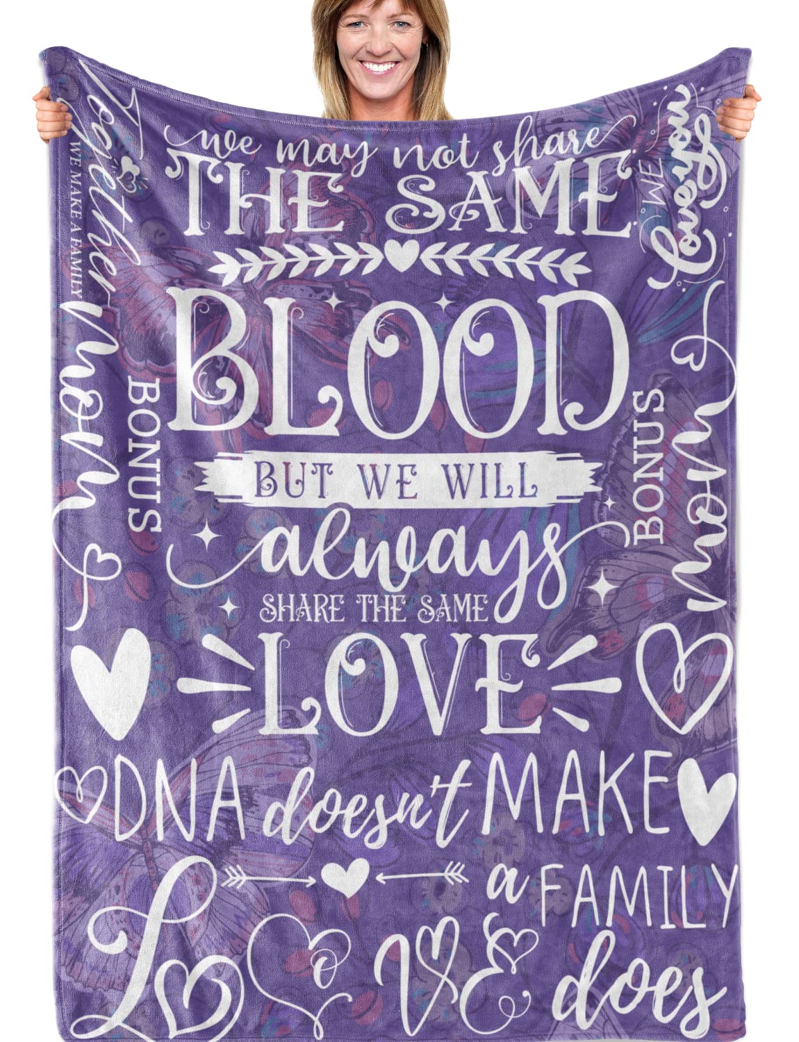 Premium Soft Throw Blanket for Bonus Mom & Stepmom - 50
