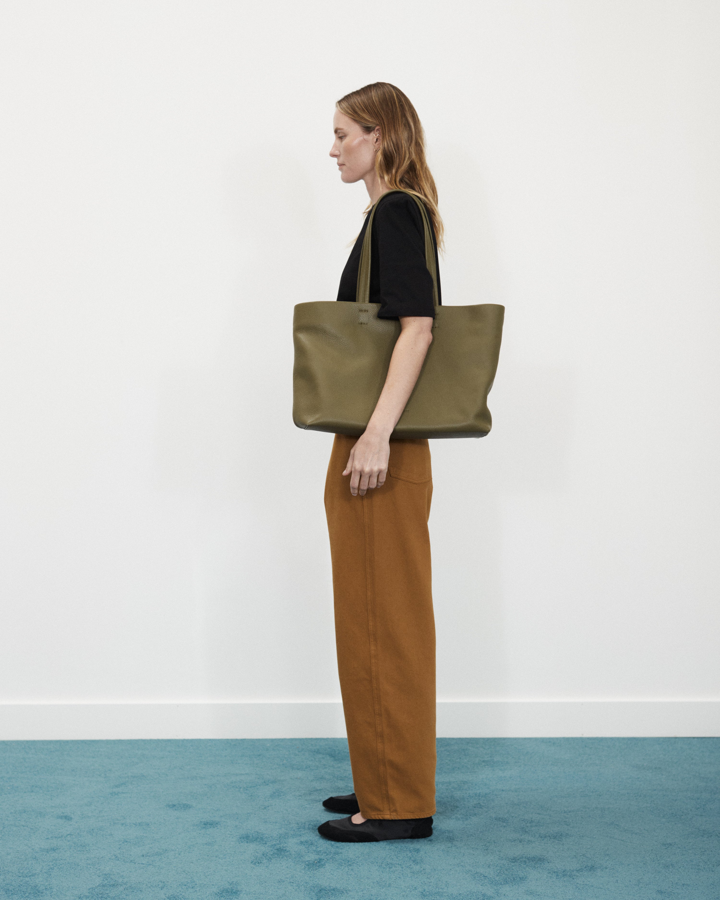 Stylish Teddy Tote Bag in Olive Green - Perfect for Work, Travel & Everyday Use | Trendy Women's Shoulder Bag