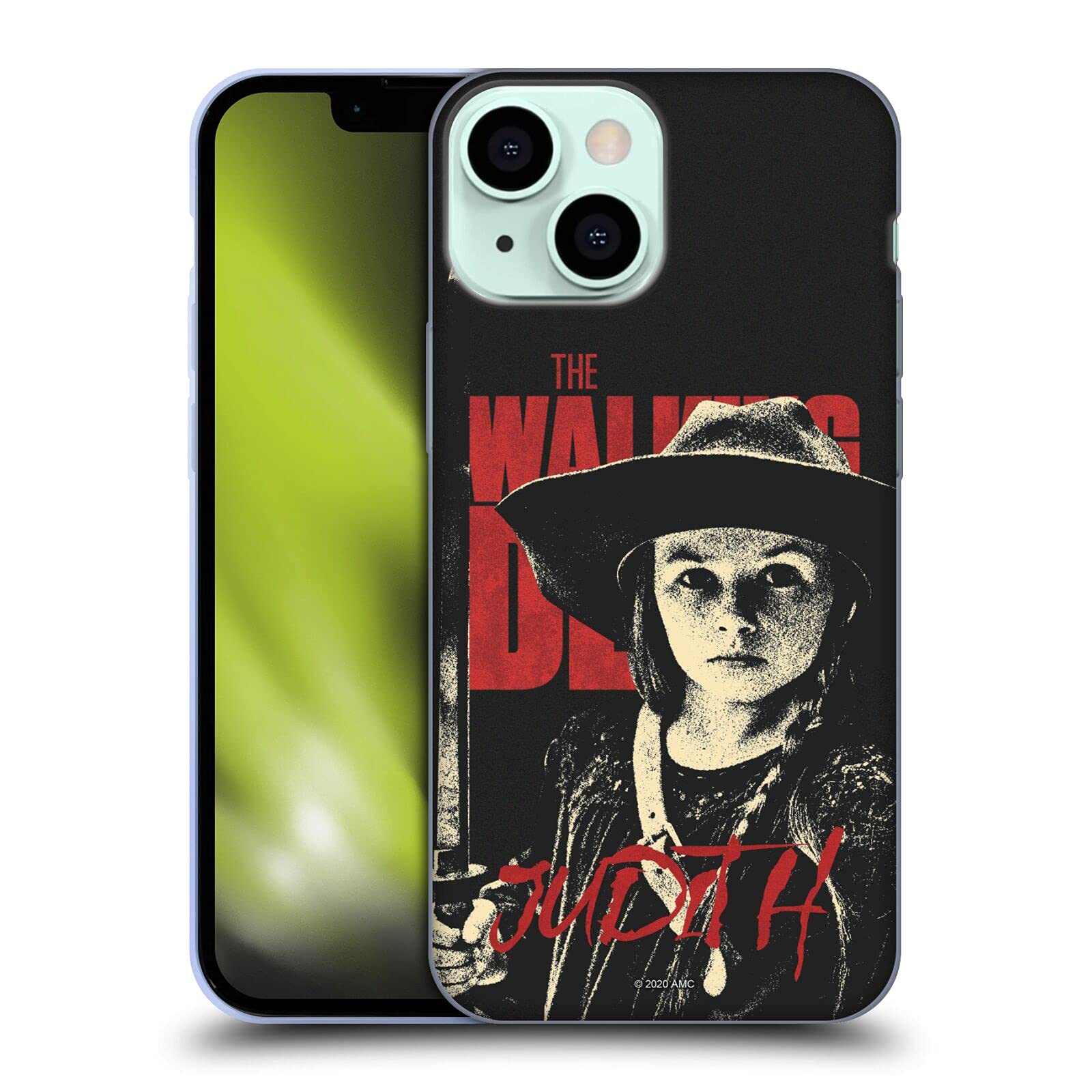Head Case Designs AMC The Walking Dead Judith Season 10 iPhone 13 Mini Case - Officially Licensed Soft Gel Character Portrait Phone Cover for Fans & Collectors - Perfect for Daily Use & Show Memorabilia Display