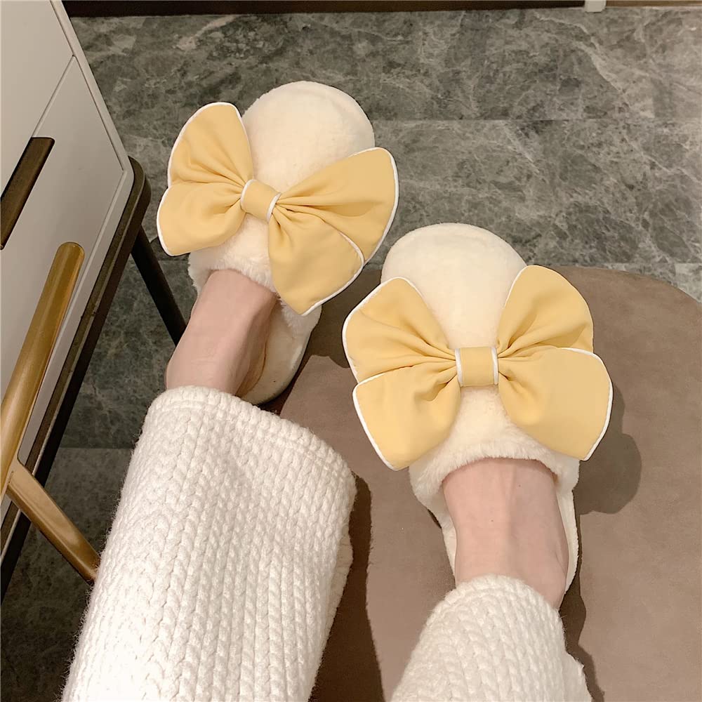 Cozy Fuzzy Slippers for Women - Kawaii Plush Memory Foam House Shoes with Warm Cotton Lining - Perfect for Indoor Comfort, Lounge Wear & Gift Giving