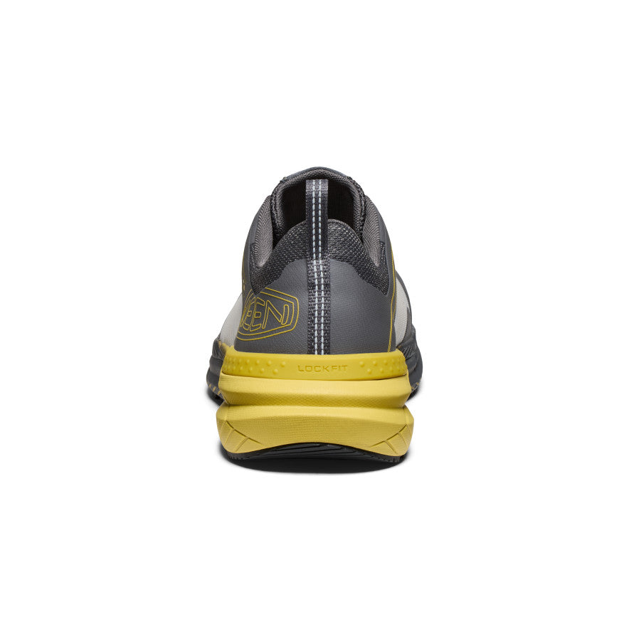 Men's Speedworks Carbon Toe Work Sneakers - Slip Resistant Safety Shoes for Construction & Warehouse | Magnet/Black | Ideal for Electricians, Mechanics & Industrial Workers