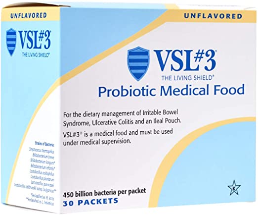 VSL#3 Probiotic Medical Food - 450 Billion CFU - Supports Digestive Health & Immune System - Ideal for IBS, IBD & Gut Health Maintenance