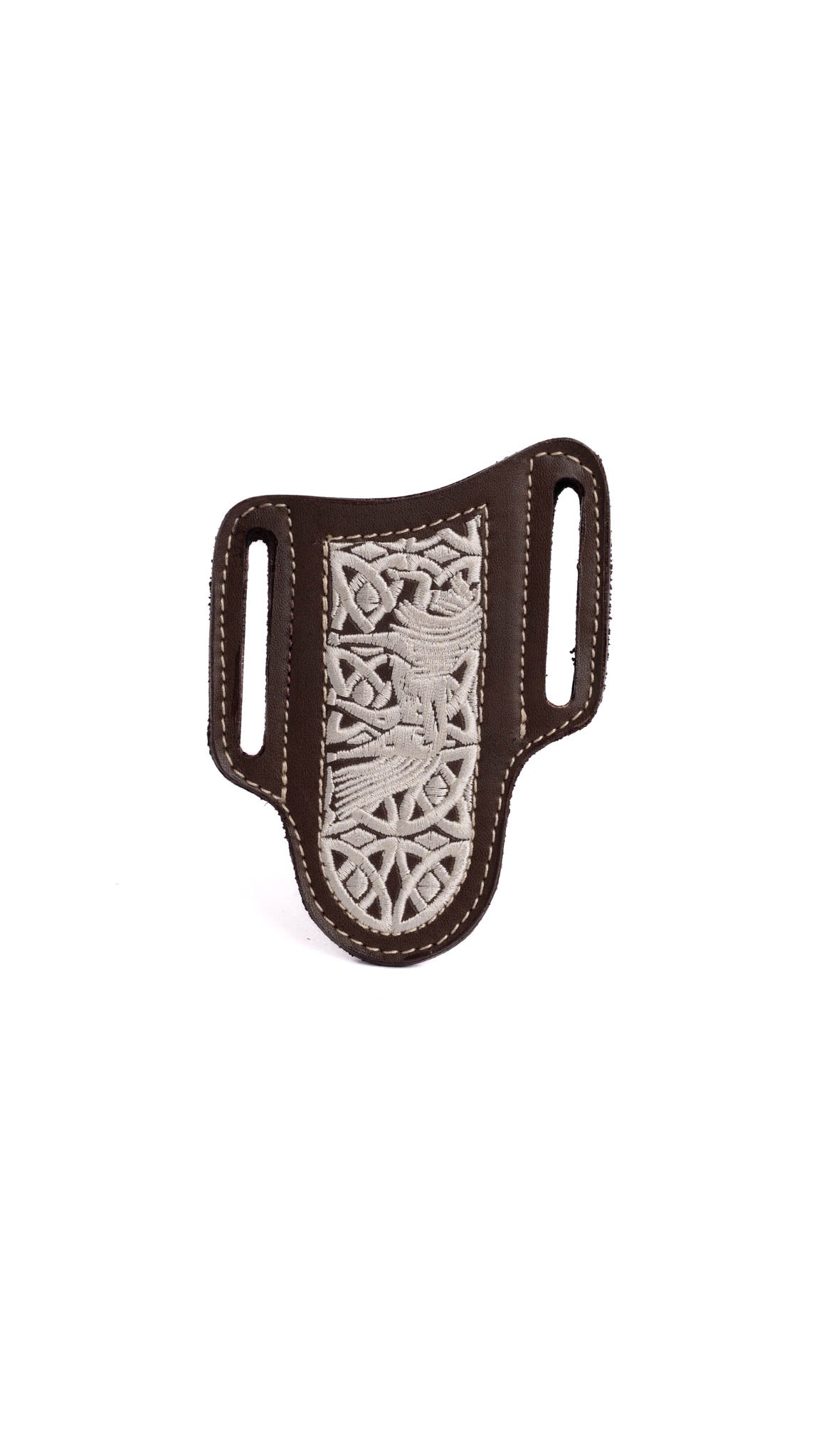 Premium Leather Knife Sheath for Hunting & Outdoor - Rock'em Bordado Handmade Sheath for Fixed Blade Knives - Perfect for Camping, Bushcraft & Survival Gear