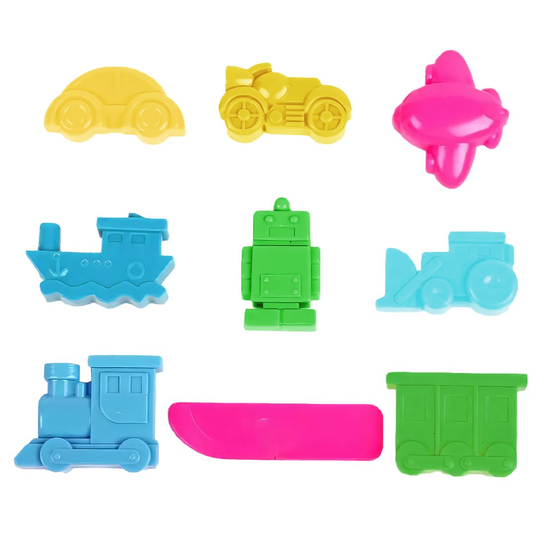 9-Piece Play Dough Modeling Kit - Fun Clay Tools Set with Molds & Shapes for Kids - Perfect Gift for Boys & Girls - Creative Play for Birthday Parties, Classroom Activities & Sensory Development