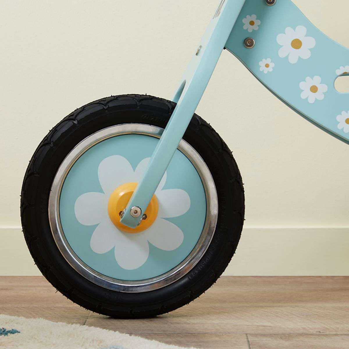 Daisy Balance Bike for Kids - Blue No Pedal Training Bike for Toddlers 2-5 Years - Lightweight & Safe First Bike for Indoor & Outdoor Riding