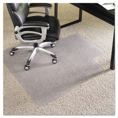 ES Robbins 45x53 Inch Lip Chair Mat for Office Carpet - Performance Series AnchorBar Non-Slip Protection for Thick Carpets over 1 Inch - Perfect for Home Office, Gaming Desk & Computer Workstations