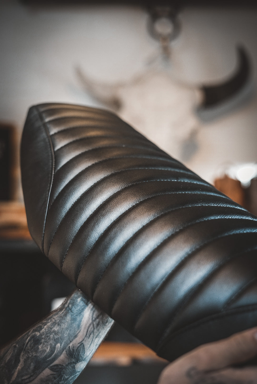 Premium Motorcycle Seat Reupholstery Kit - High-Quality Vinyl Replacement Cover for Harley, Honda, Yamaha - DIY Comfort Upgrade for Long Rides & Custom Bike Styling