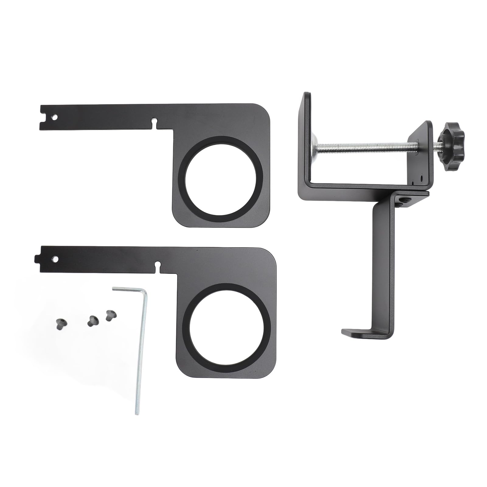 Ciciglow VR Headset Stand - Universal VR Controller Holder, Space-Saving Aluminum Alloy Desk Mount for Oculus Quest 2/Rift S/Valve Index/PSVR - Perfect for Gaming Setup & VR Accessories Organization