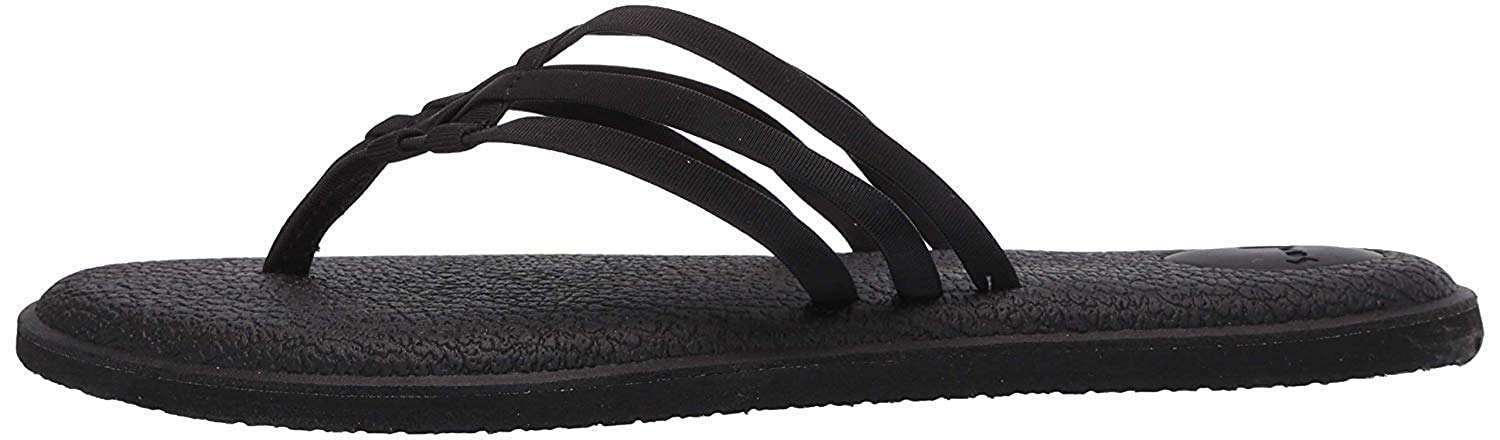 Sanuk Women's Yoga Salty Flip Flops - Comfortable Memory Foam Yoga Sandals for Women | Beach, Pool & Casual Summer Wear