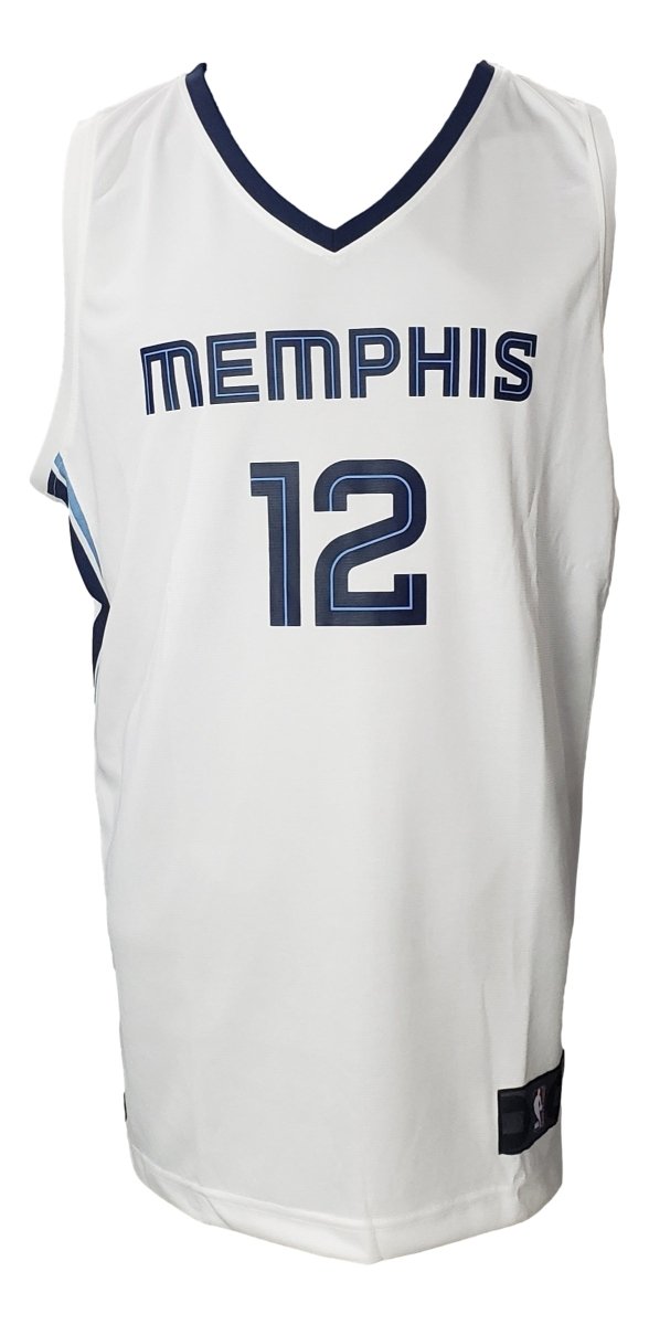Authentic Ja Morant Signed Memphis Grizzlies White Fanatics Basketball Jersey - XL Size - Perfect for Collectors, Fans & Game Day Outfits