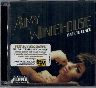 Amy Winehouse - Back To Black CD Album (Reissue + DVD, NTSC, Limited Edition) - New or Mint Condition - Perfect for Collectors & Music Lovers