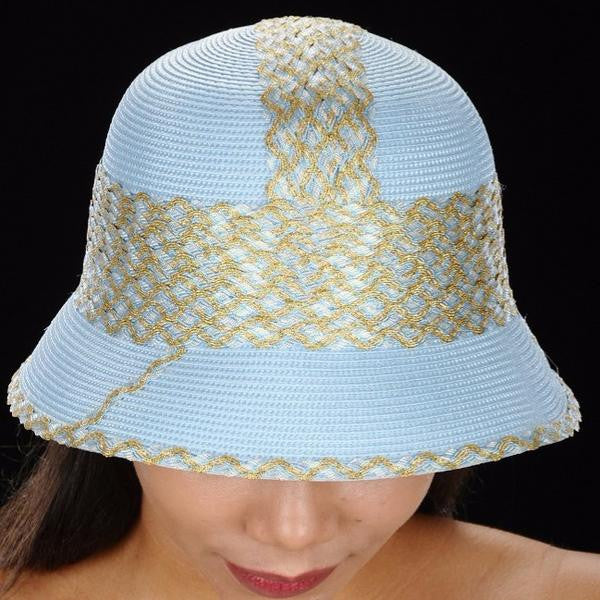 AC7032 Baby Blue Bucket Hat for Women - Stylish Sun Protection for Beach, Outdoor & Summer Activities