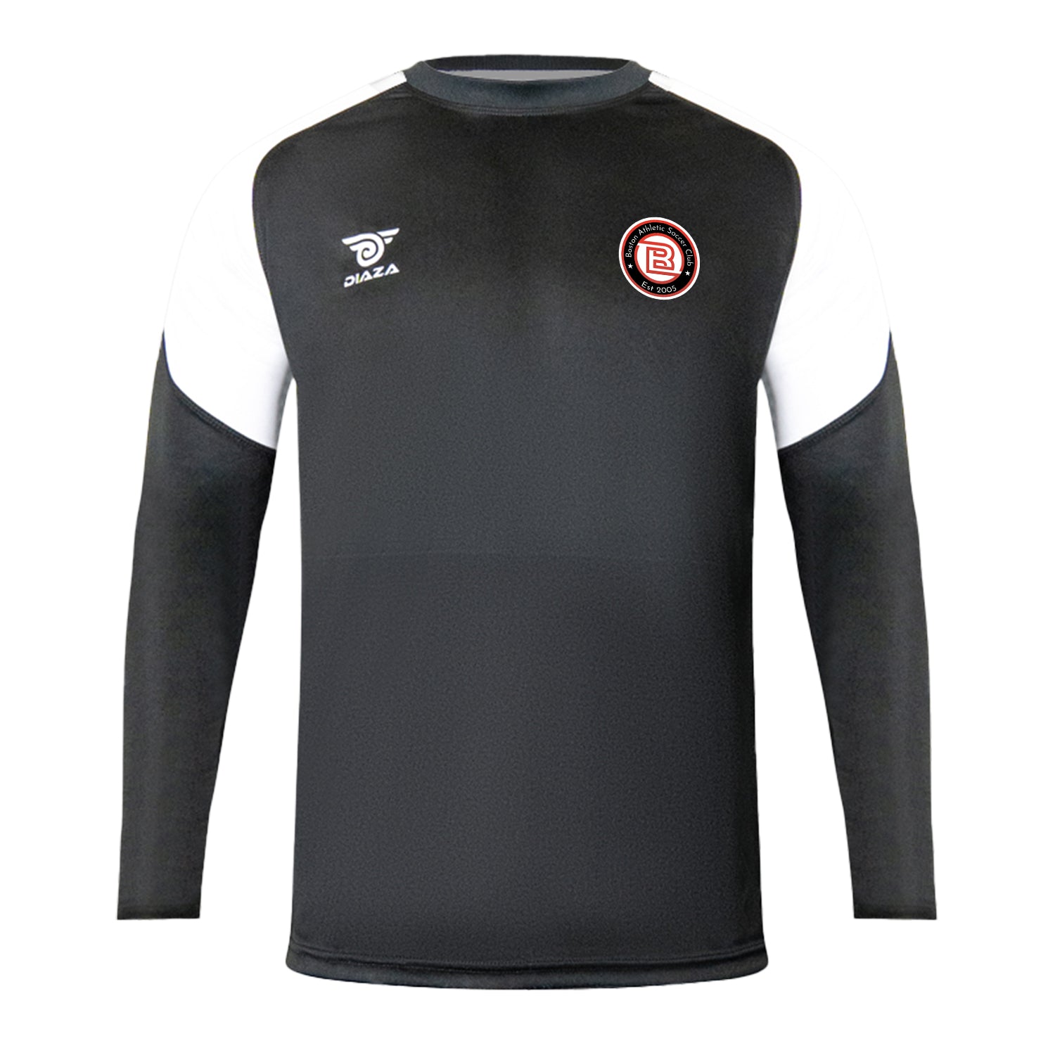 Boston Athletic Soccer Long Sleeve Training Jersey - Breathable Performance Shirt for Men & Women - Perfect for Soccer Practice, Gym Workouts & Outdoor Sports