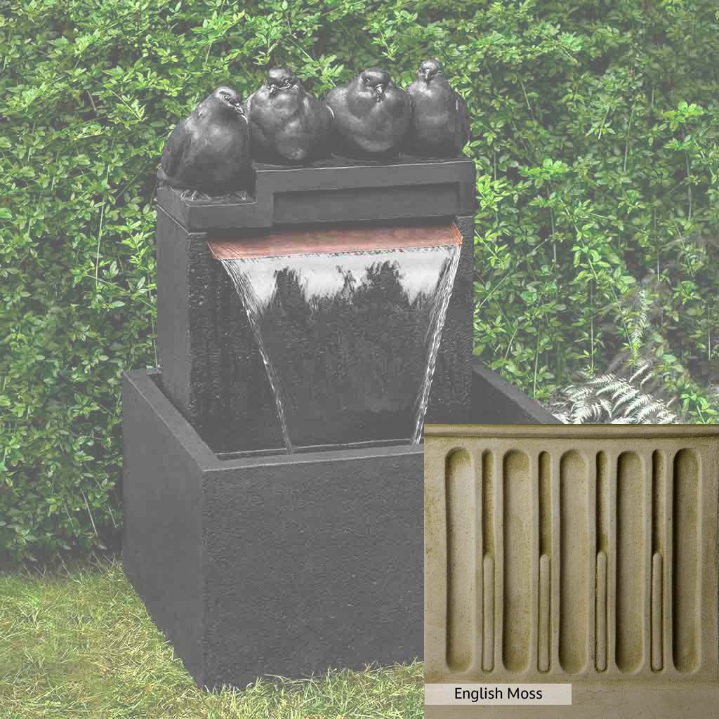 Campania International Quartet Fountain - Classic Outdoor Garden Water Feature for Patio, Yard, and Landscape Decor | Perfect for Backyard, Poolside, and Entryway Ambiance