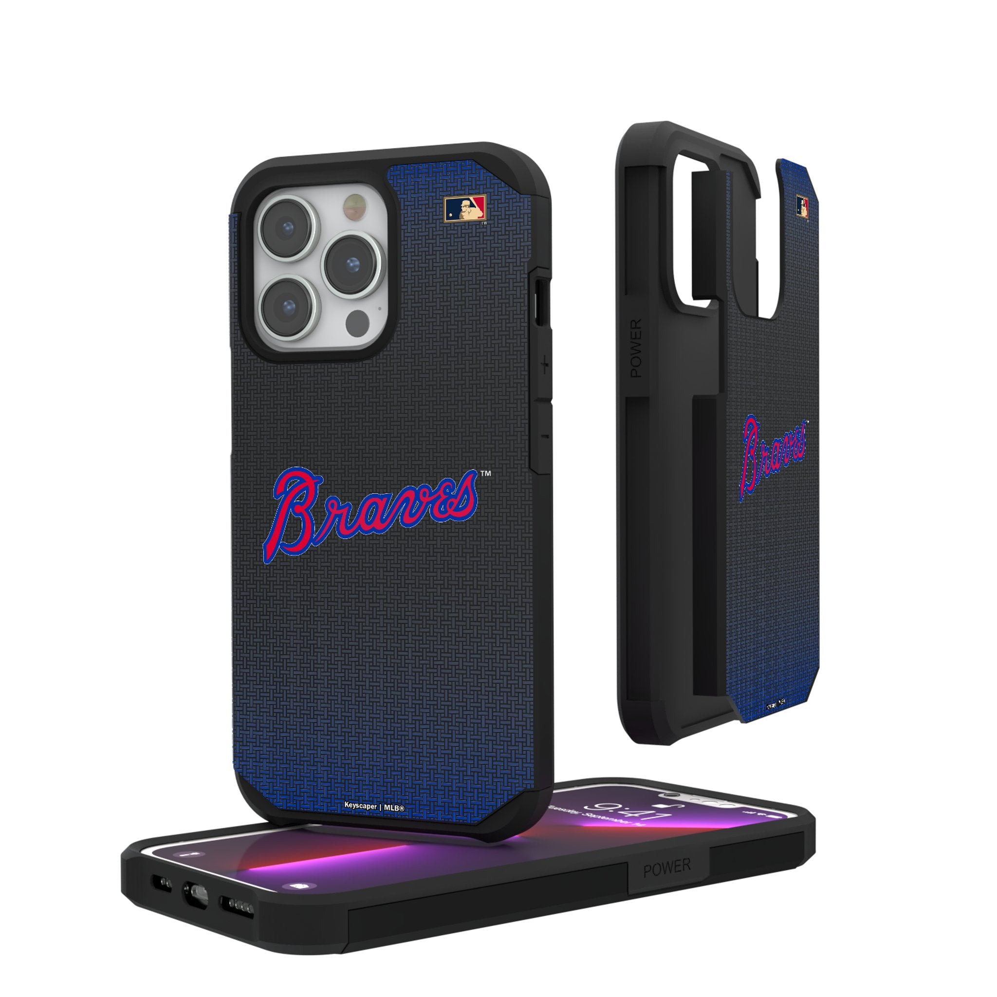 Atlanta Braves Home 2012 Cooperstown Collection Linen Rugged Phone Case - Durable Protective Cover for iPhone & Samsung - Perfect for Baseball Fans & Game Day