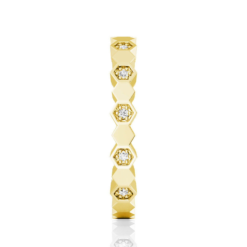 Exquisite Lab-Grown Diamond Ring | Geometric Design | Eco-Friendly & Conflict-Free | Perfect for Engagement, Wedding & Anniversary Gifts