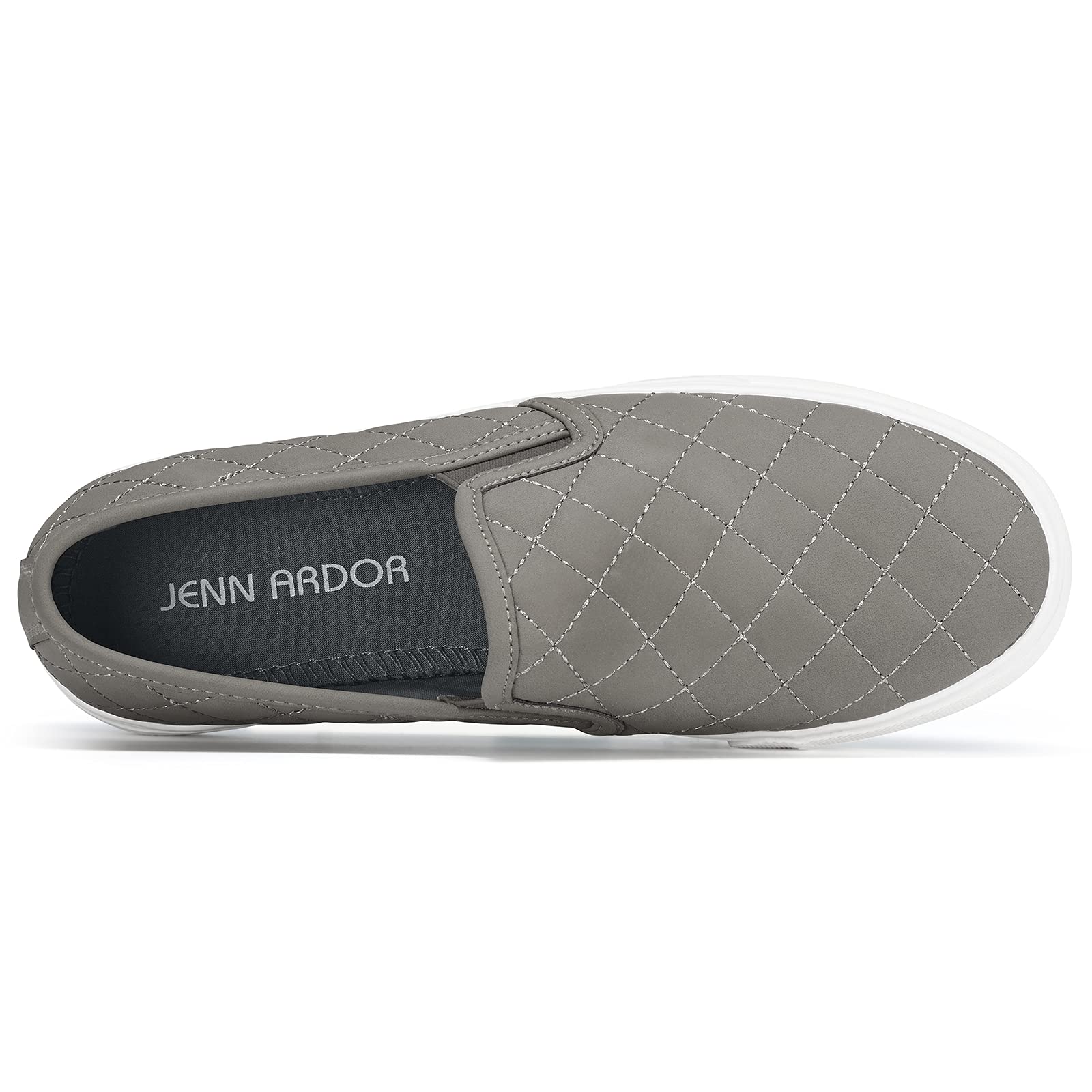 JENN ARDOR Women's Slip-On Sneakers - Comfortable Casual Walking Shoes | Fashionable Flats for Everyday Wear, Work & Travel