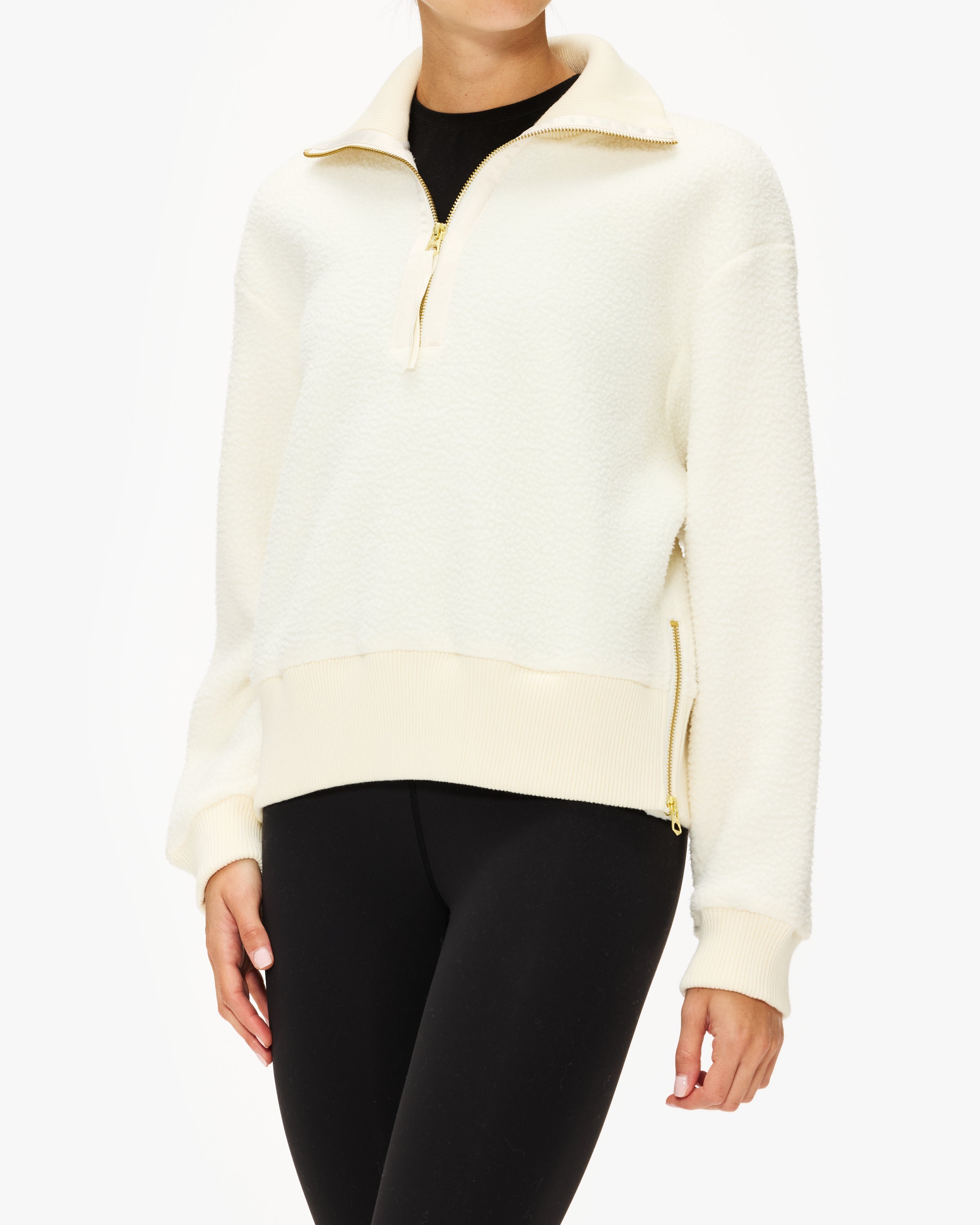 Varley Roselle Half Zip Fleece Pullover - Women's Soft Thermal Fleece Jacket for Outdoor Hiking, Running & Casual Wear