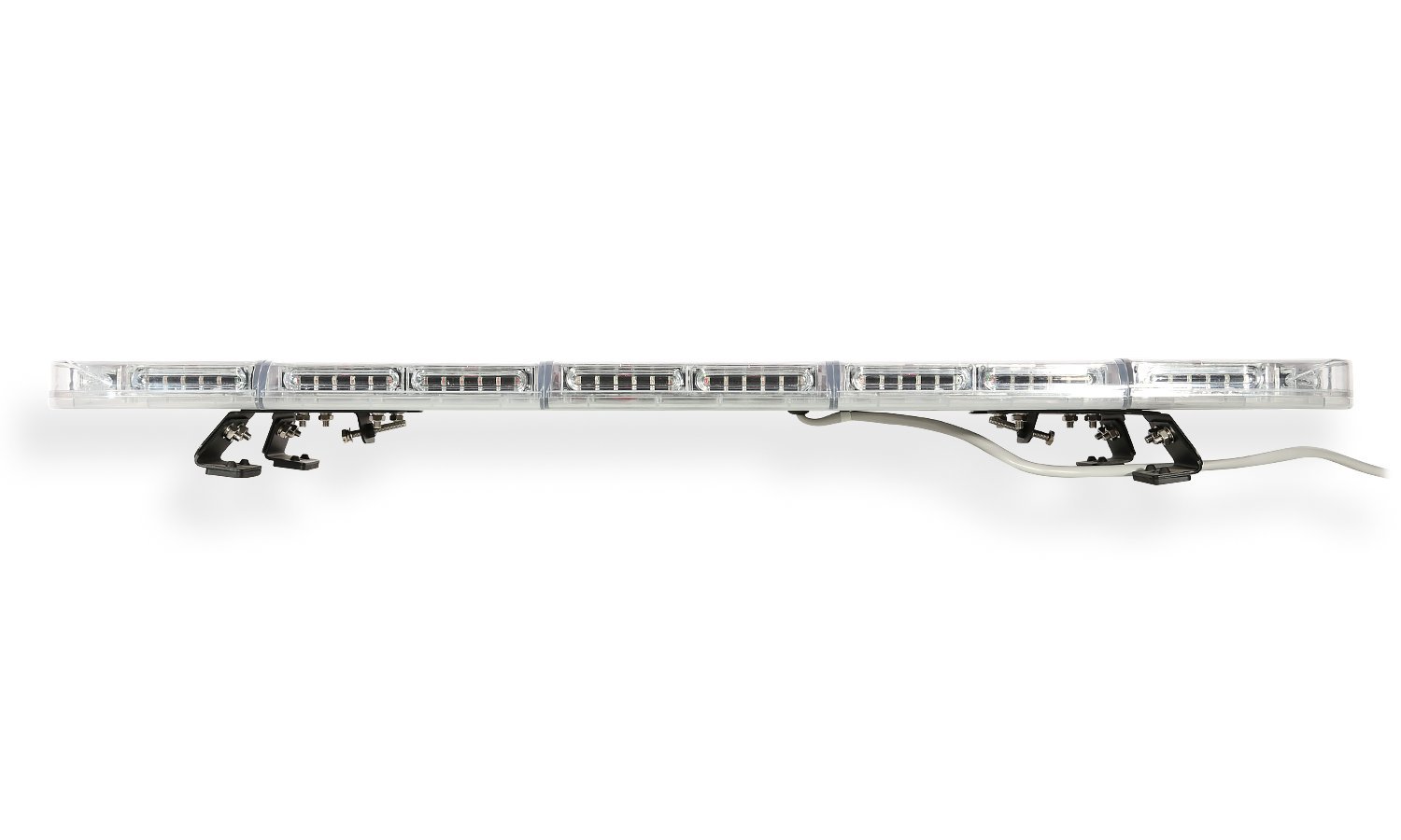 Black Hawk Linear Emergency 3W LED Light Bar - Amber/White for Police, Fire Trucks & Emergency Vehicles - Durable Off-Road Lighting for Safety & Visibility
