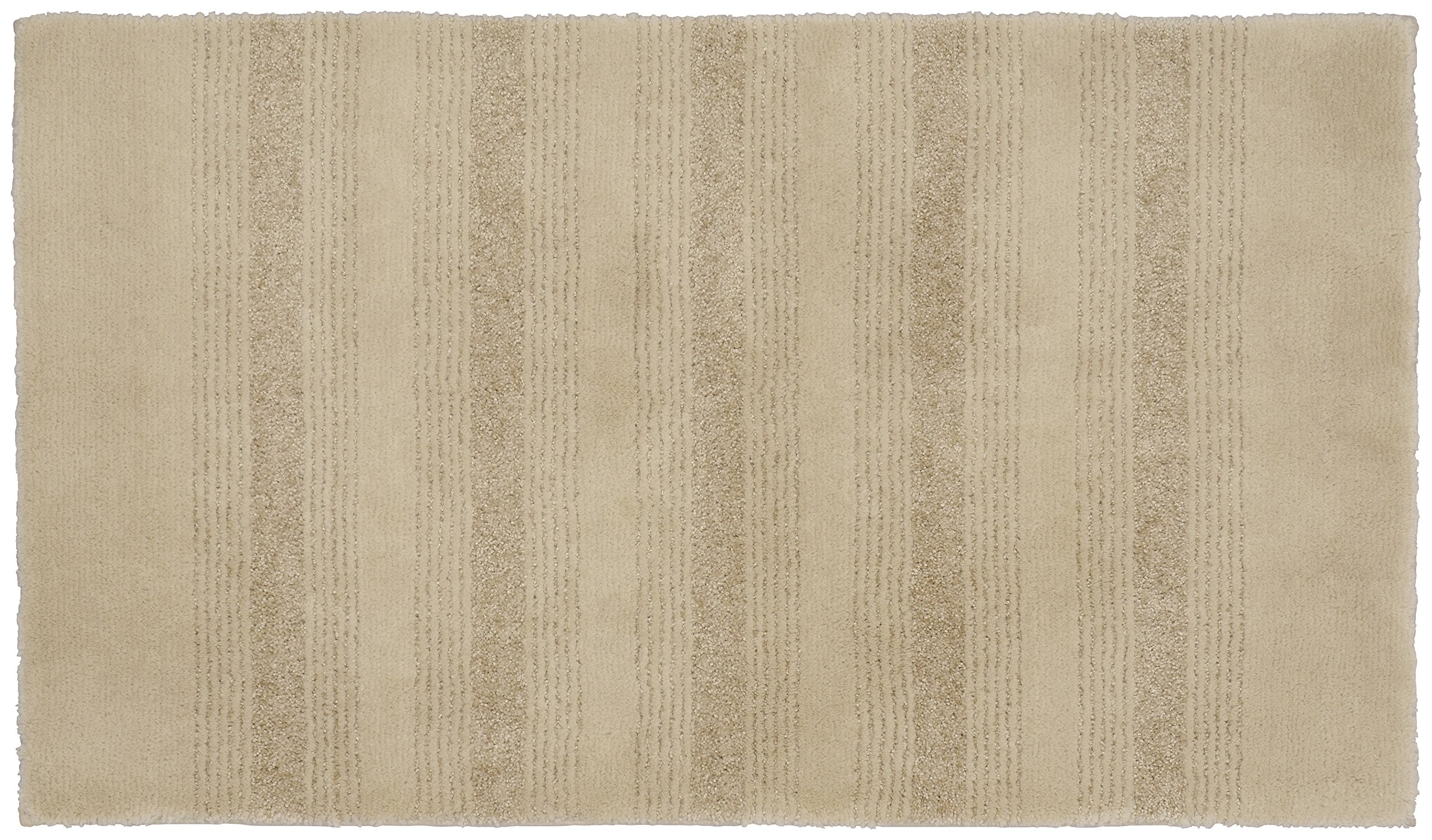Garland Rug Essence Nylon Washable Area Rug 24x40 Inches - Soft Linen Design for Living Room, Bedroom & Entryway - Stain Resistant & Easy Clean
