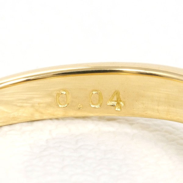 18K Yellow Gold Diamond Ring for Women - Elegant Solitaire Engagement & Wedding Band - Perfect Gift for Anniversary, Proposal, or Special Occasion