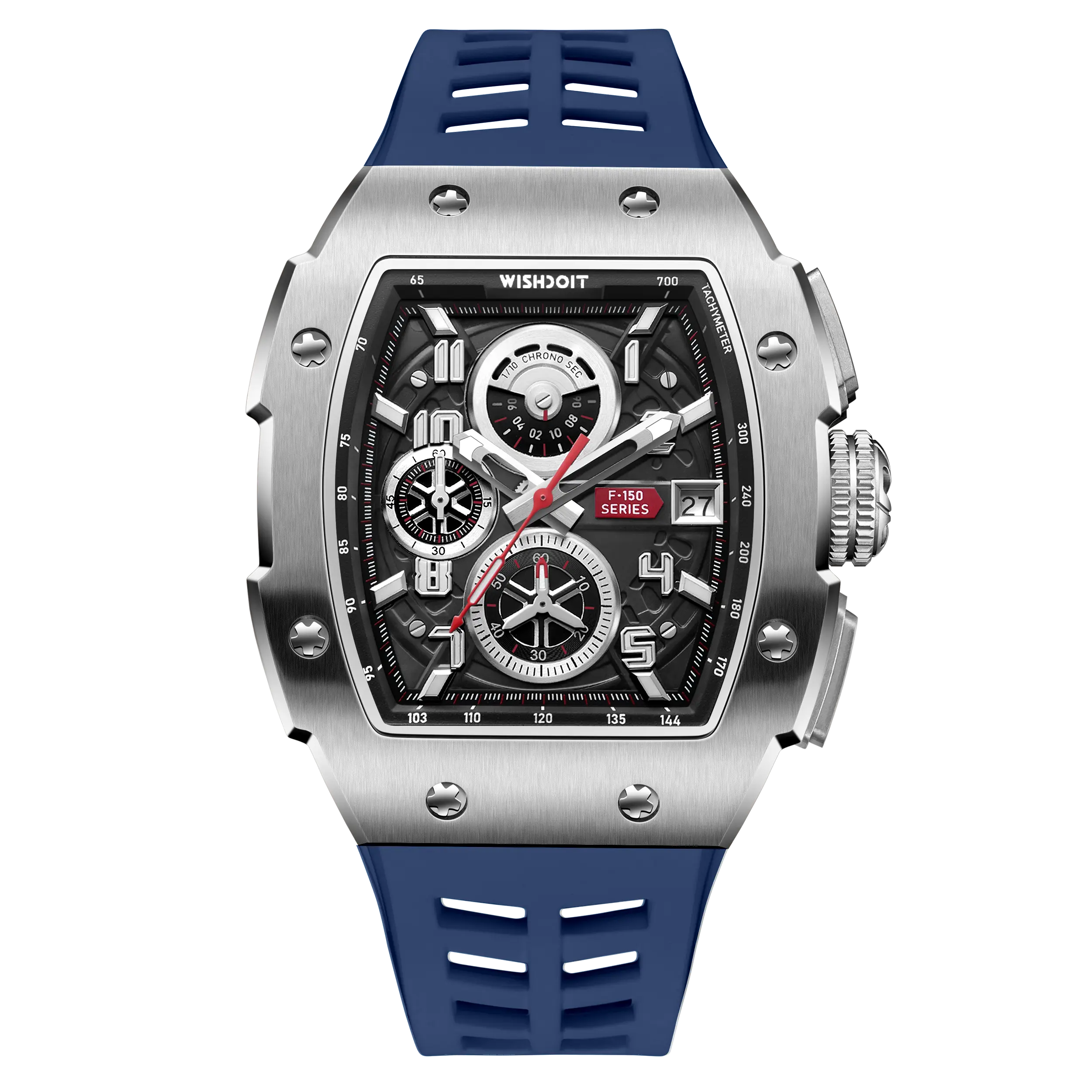 RACING F-150 Chronograph Watch for Men - 1/10 Second Precision Stopwatch, Waterproof Sports Watch - Perfect for Racing, Outdoor Adventures & Daily Wear