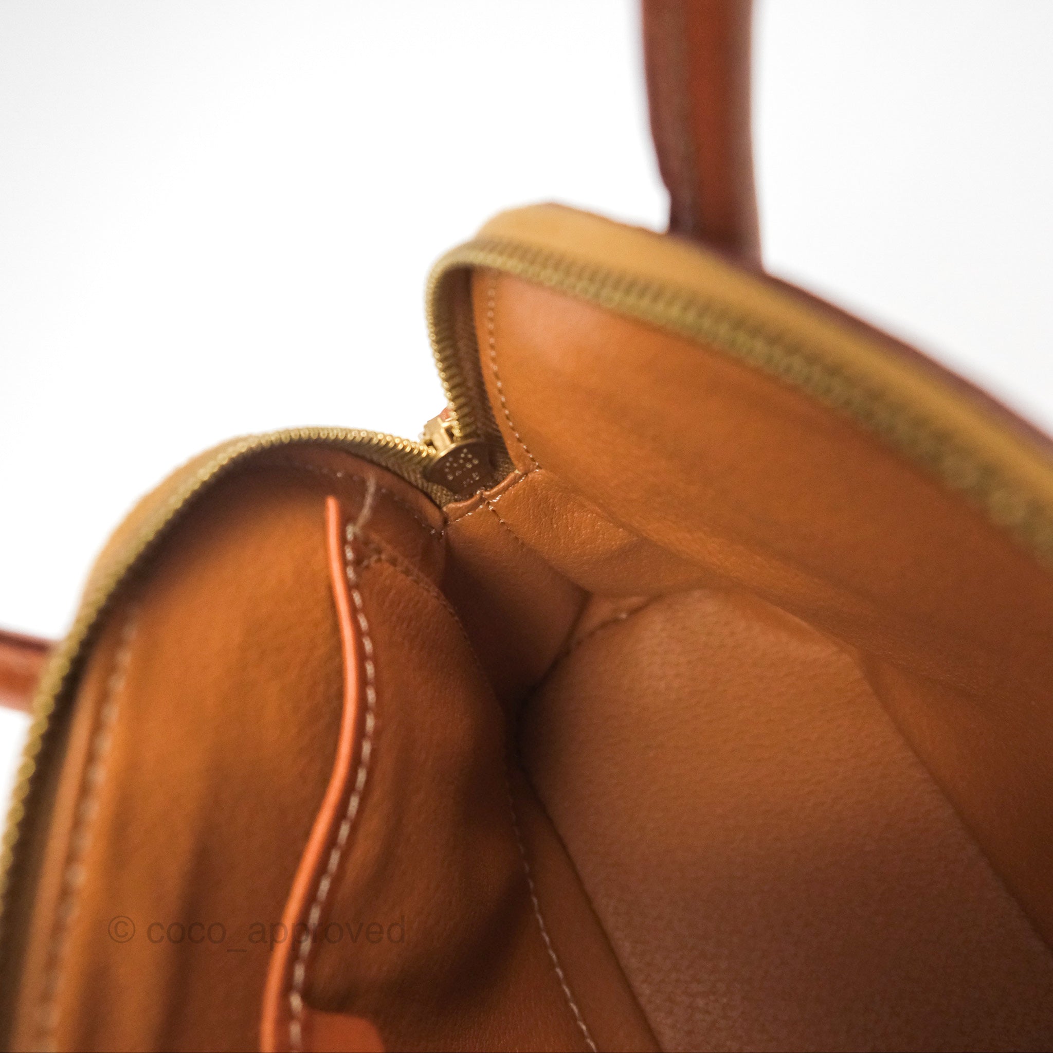 Vintage Celine Macadam Top Handle Handbag in Tan Brown - Perfect for Work, Travel & Everyday Elegance