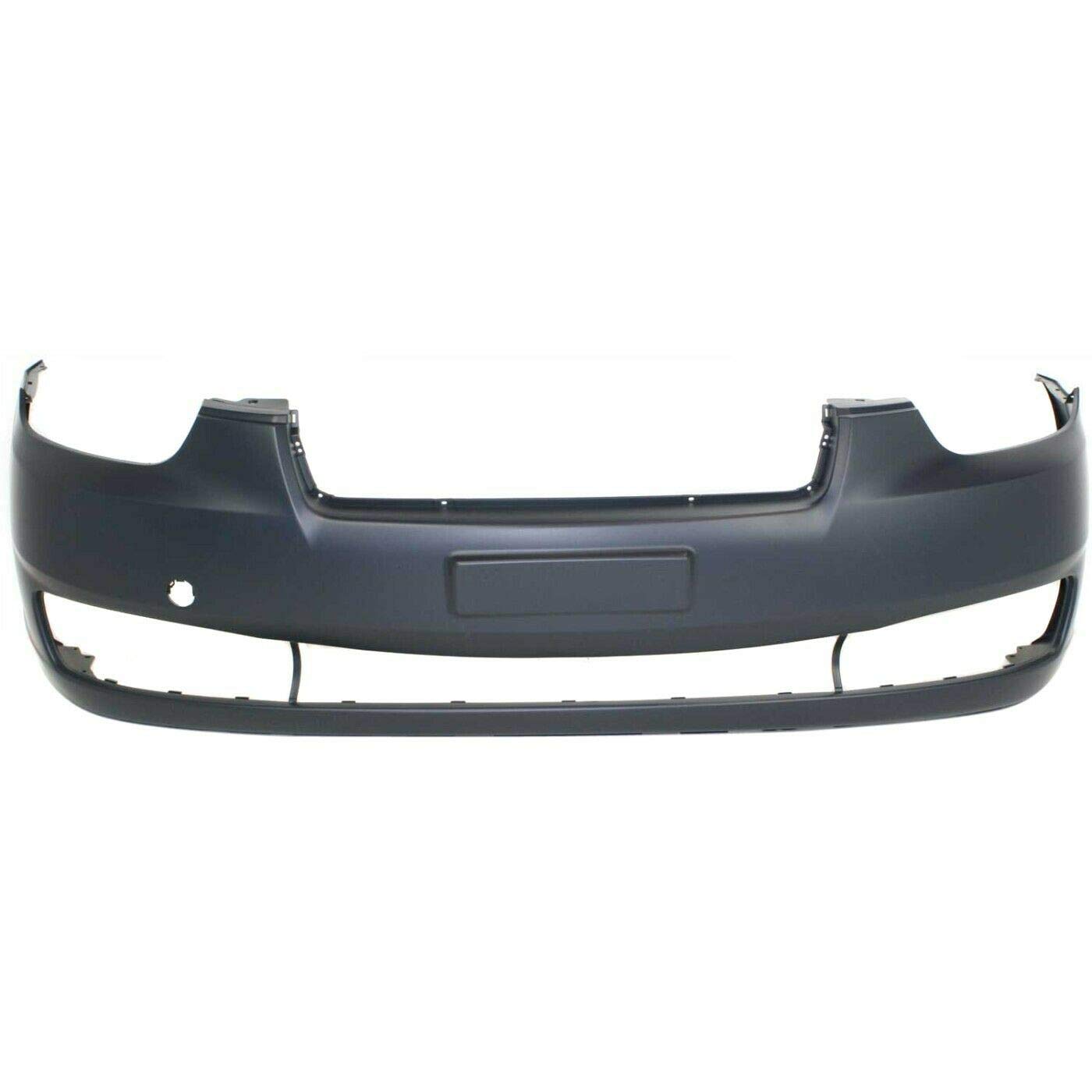 Gevog Front Bumper Cover Replacement for 2006-2011 Hyundai Accent - Perfect Fit, Durable ABS Plastic, Easy Installation for Car Repair & Protection
