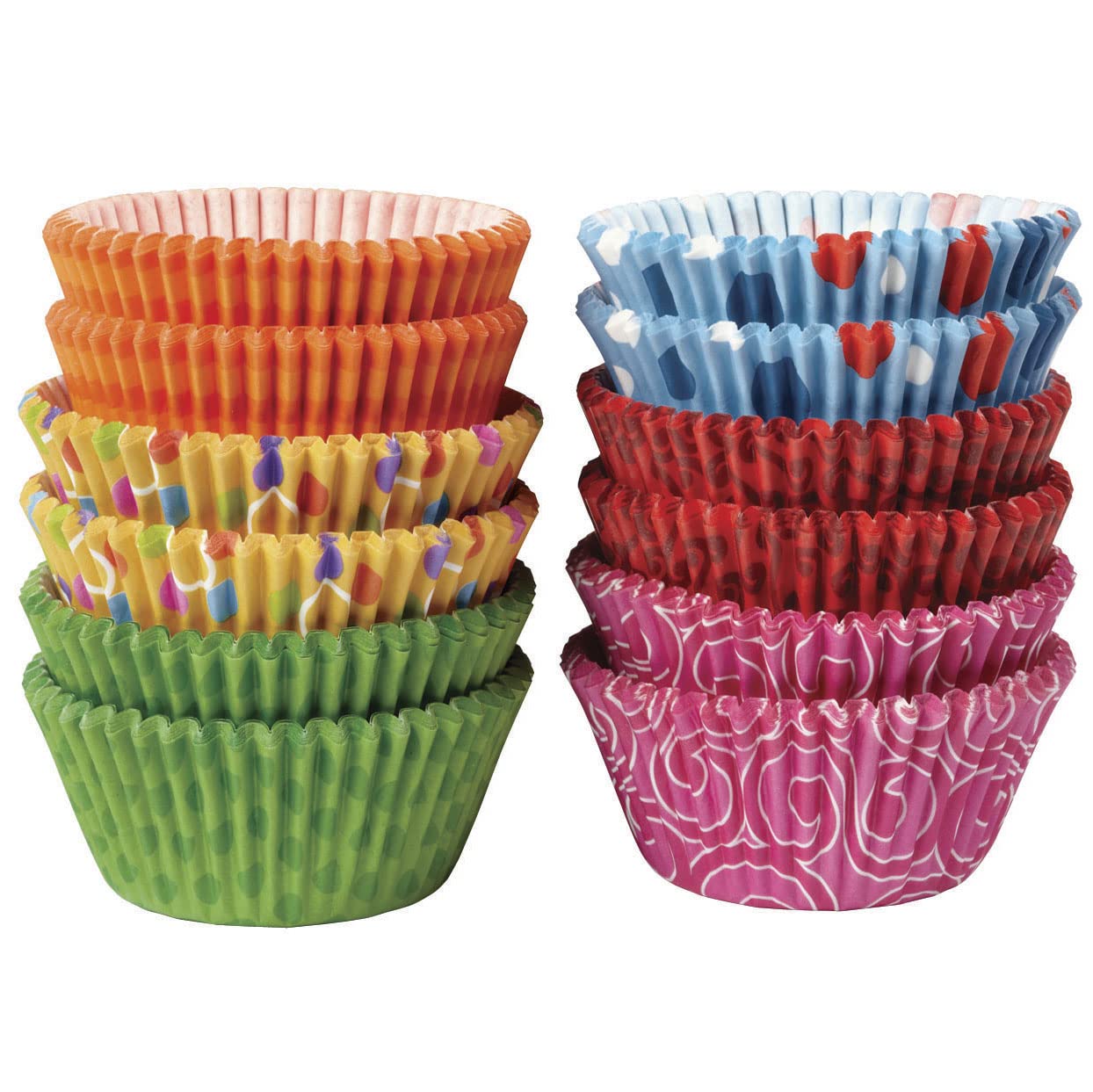 Wilton Standard Cupcake Liners Baking Cups - 300 Count, Seasonal Colors for Baking, Party & Holiday Treats - Perfect for Birthdays, Christmas, Easter & Special Occasions