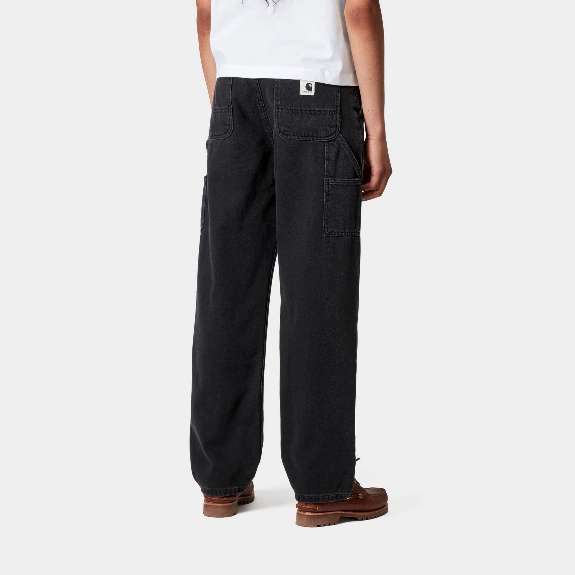 Pierce Pant Straight Denim Jeans | Black Stone Washed for Men & Women | Perfect for Casual Wear & Everyday Outfits