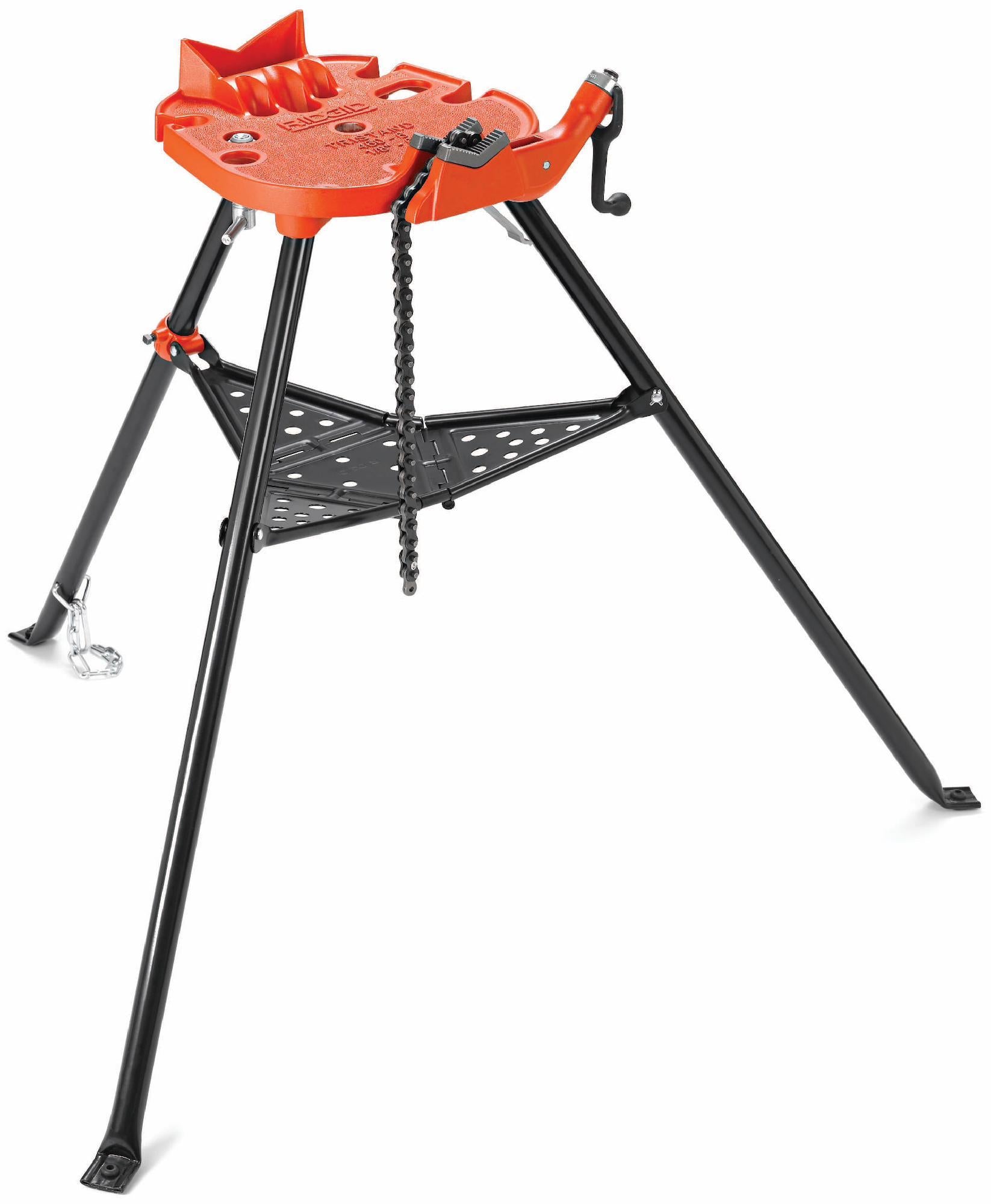 425 Portable TRISTAND Chain Vise 16703 Ridgid - Heavy Duty Clamping Tool for Plumbing, HVAC & Metalworking - Perfect for Pipe Fitting, Welding & Workshop Projects