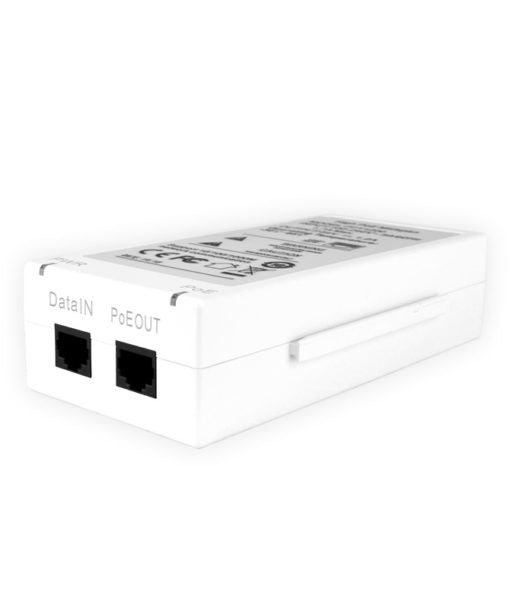 MACINJ60 60W High Power PoE Injector - Single Port Midspan for IP Cameras, Wireless Access Points, VoIP Phones - Reliable Power Over Ethernet Solution for Home & Office Networks