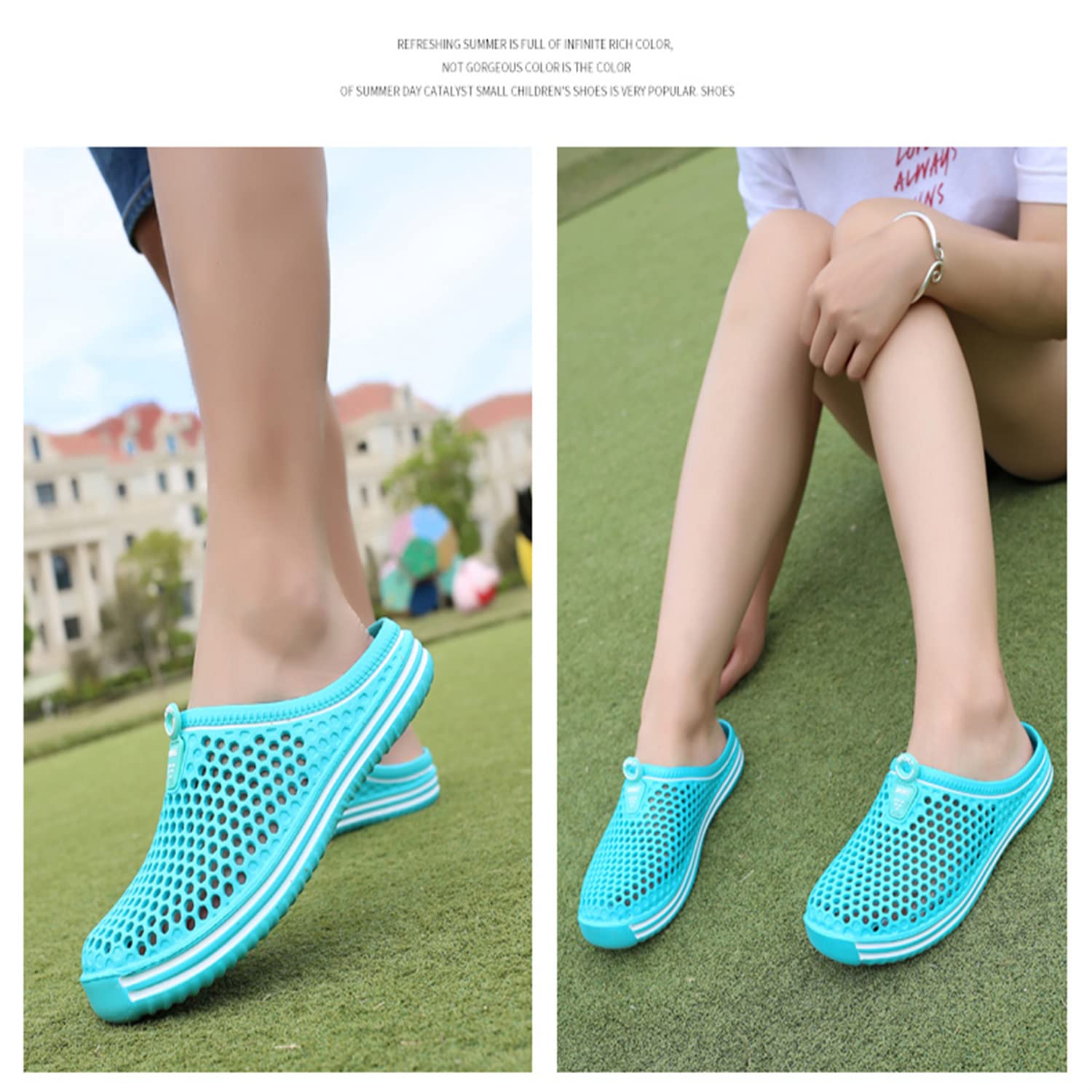 **Women's Garden Clogs - Breathable Water Shoes for Beach, Bathing, Walking & Travel - Non-Slip Comfortable Slippers for Home & Outdoor Use**