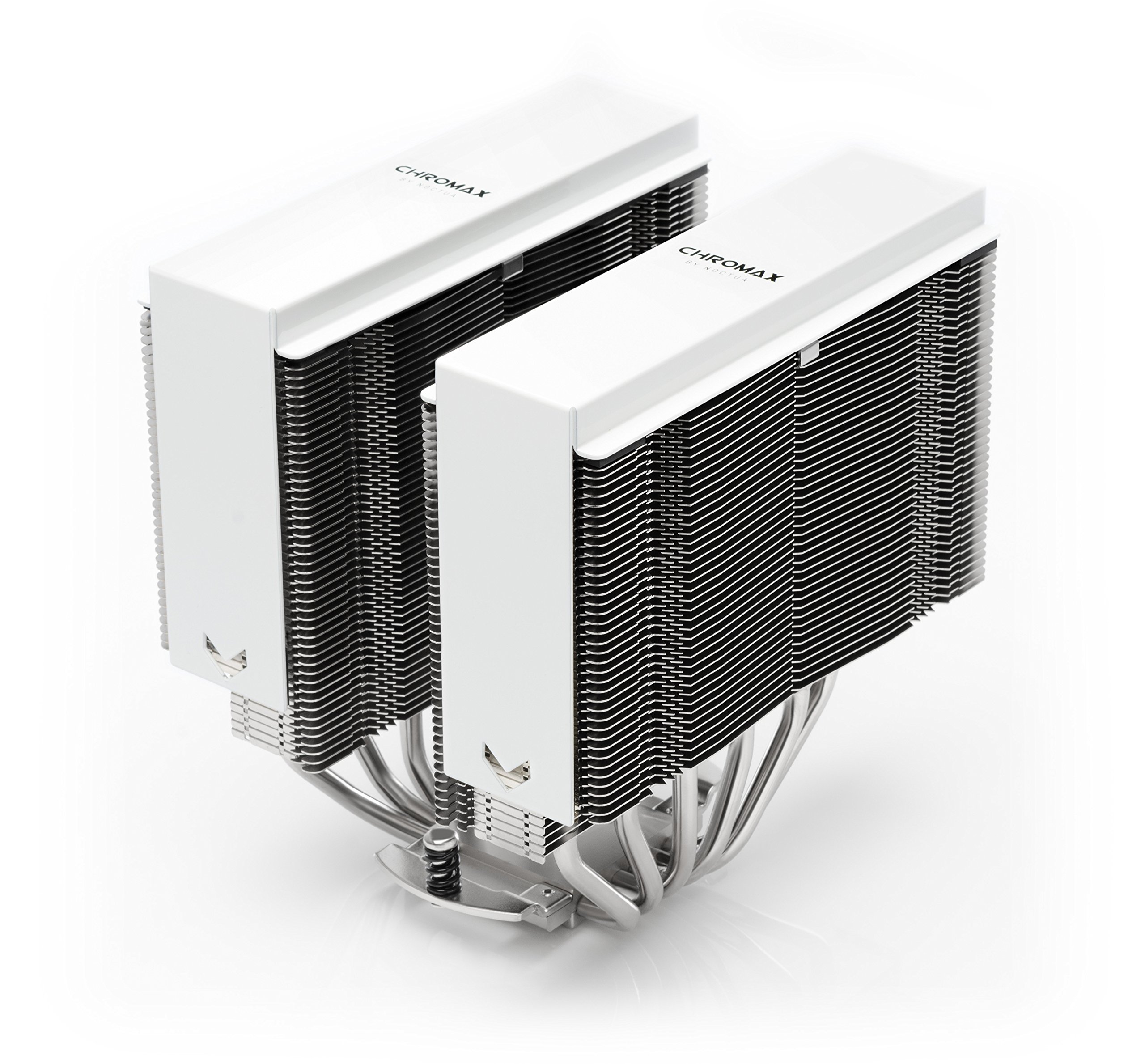 Noctua NH-D15 SE-AM4 Premium CPU Cooler with NA-HC4 chromax.White Heatsink Covers - High Performance Air Cooling for AMD Ryzen, Quiet Operation, Perfect for Gaming PCs and Workstations