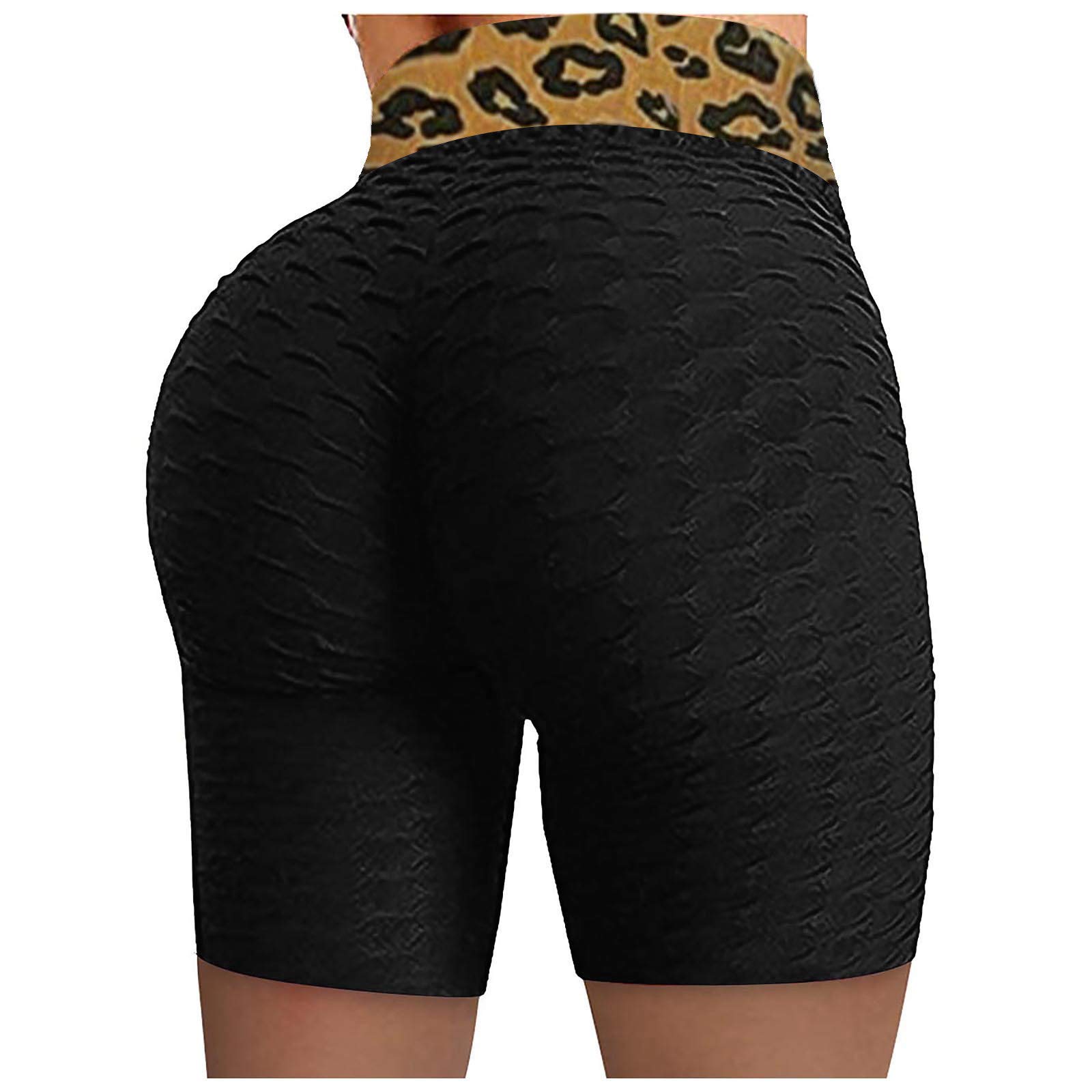 ZILANYGREQ Women's Running Shorts - Basic Slip Bike Shorts, Patchwork Compression Workout Leggings & Yoga Pants for Gym, Cycling & Outdoor Activities