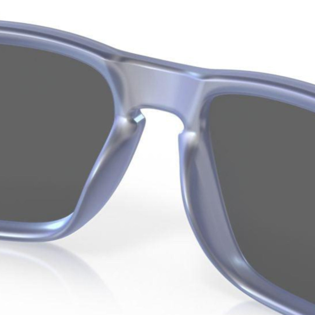 Oakley Holbrook Sunglasses - Low Bridge Fit, Dark Matte Stonewash Frame, Opaline/Prizm Black Lenses (Model 0OO9244 924467) - Ideal for Outdoor Sports, Driving & Everyday Fashion