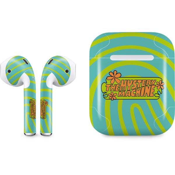 Officially Licensed Scooby Doo The Mystery Machine Skin for Apple AirPods - Custom Decal Sticker Cover - Perfect for Music Lovers & Cartoon Fans