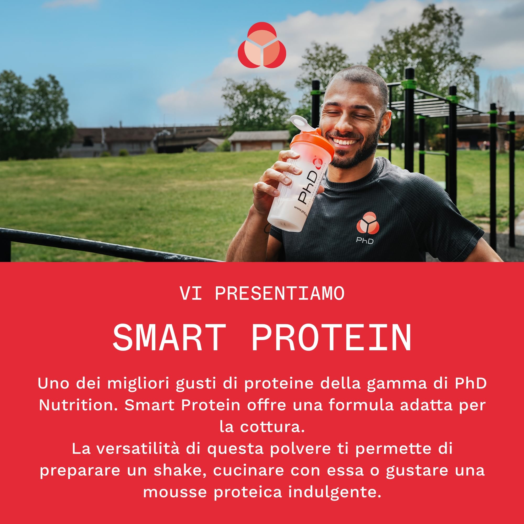 PHD Smart Protein Powder - Salted Caramel Flavor (510g) | Whey Protein Isolate for Muscle Recovery & Weight Management | Perfect for Post-Workout Shakes & Healthy Snacks