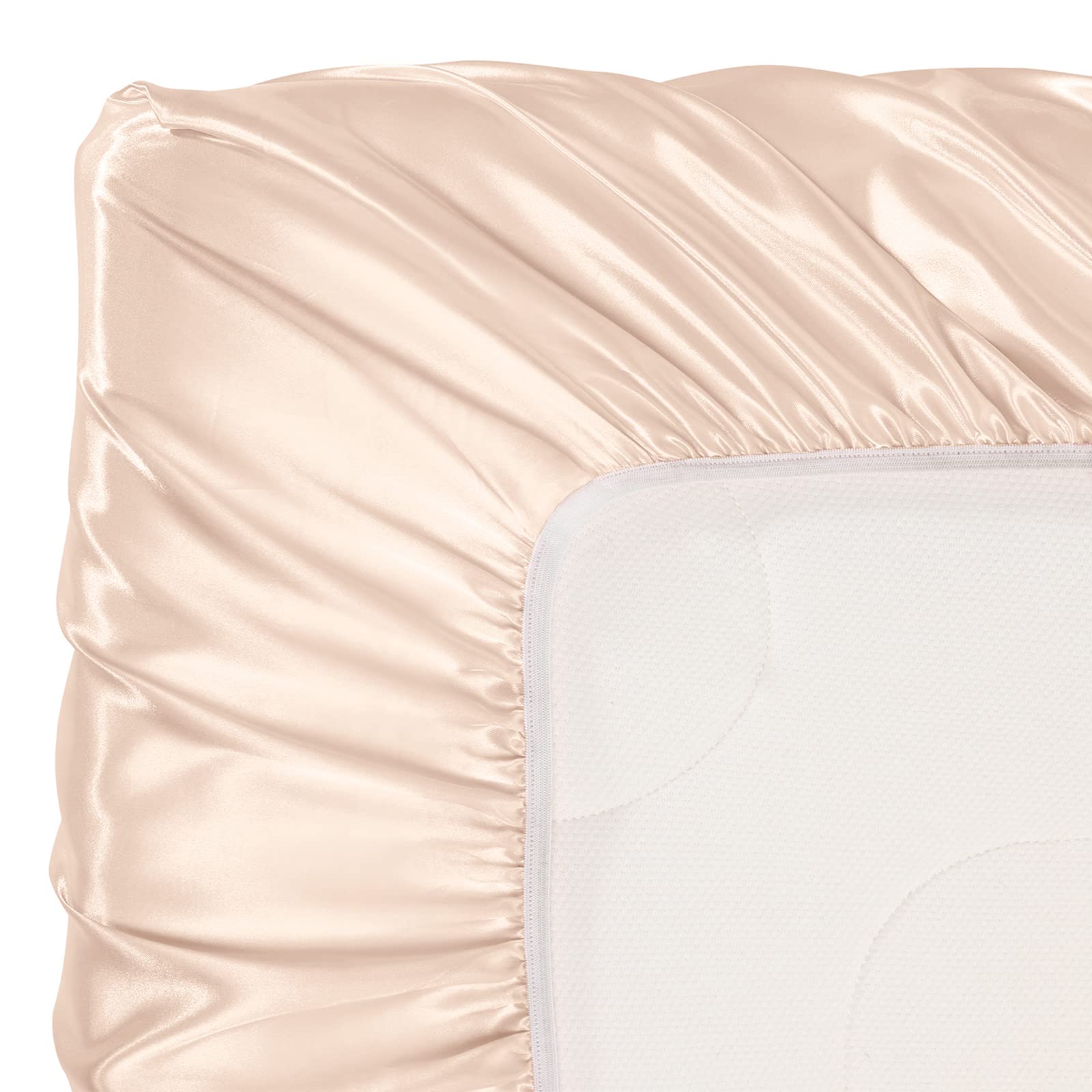 2 Pack Satin Mini Crib Sheets 38