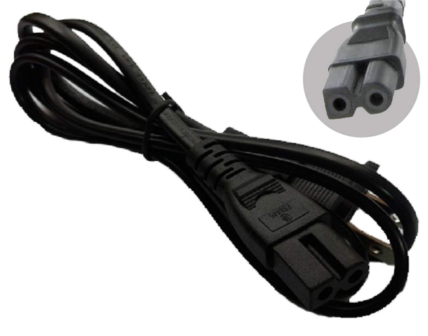 UpBright AC Power Cord Cable Plug Lead Compatible with Sony CFD-S50, CFD-S50BLK, CFS-W304, CDP Series & More - Replacement Power Supply for Sony CD Players, Radios & Recorders - Perfect for Home, Office & Entertainment Use