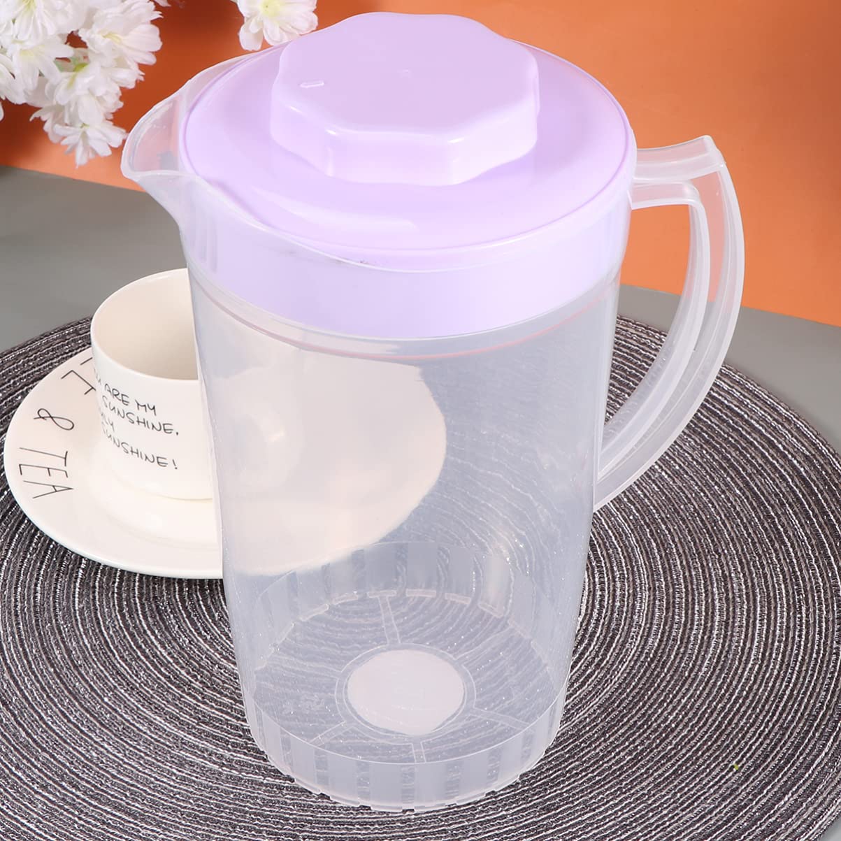 2L Large Insulated Beer Pitcher with Lid - Stainless Steel Cold Beverage Carafe for Iced Tea, Lemonade, Coffee & Hot Drinks - Perfect for Parties, BBQs, Restaurants & Home Use