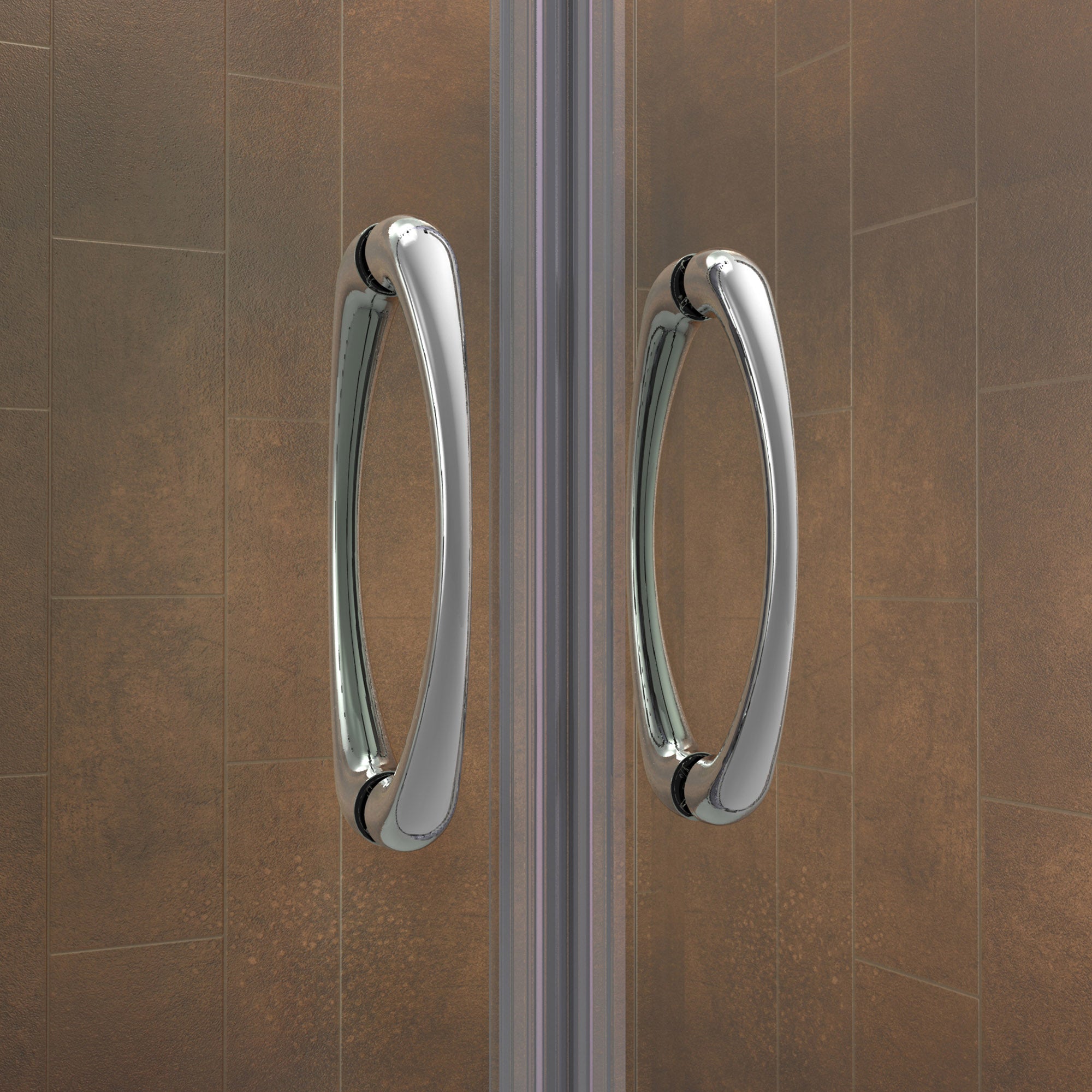 DreamLine Visions 56-60 Inch W x 60 Inch H Semi-Frameless Sliding Shower Door with QWALL Acrylic Backwall Kit - Perfect for Modern Bathroom Renovations & Space-Saving Designs
