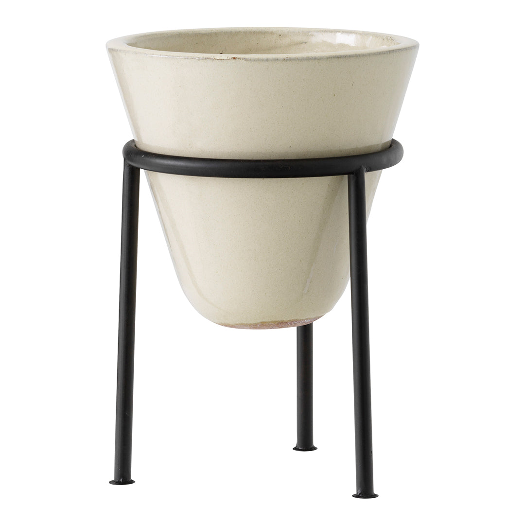 Modern Menu Daiza Planter - Elegant Ceramic Flower Pot for Indoor Plants, Succulents & Home Decor | Perfect for Living Room, Office Desk & Gift Ideas