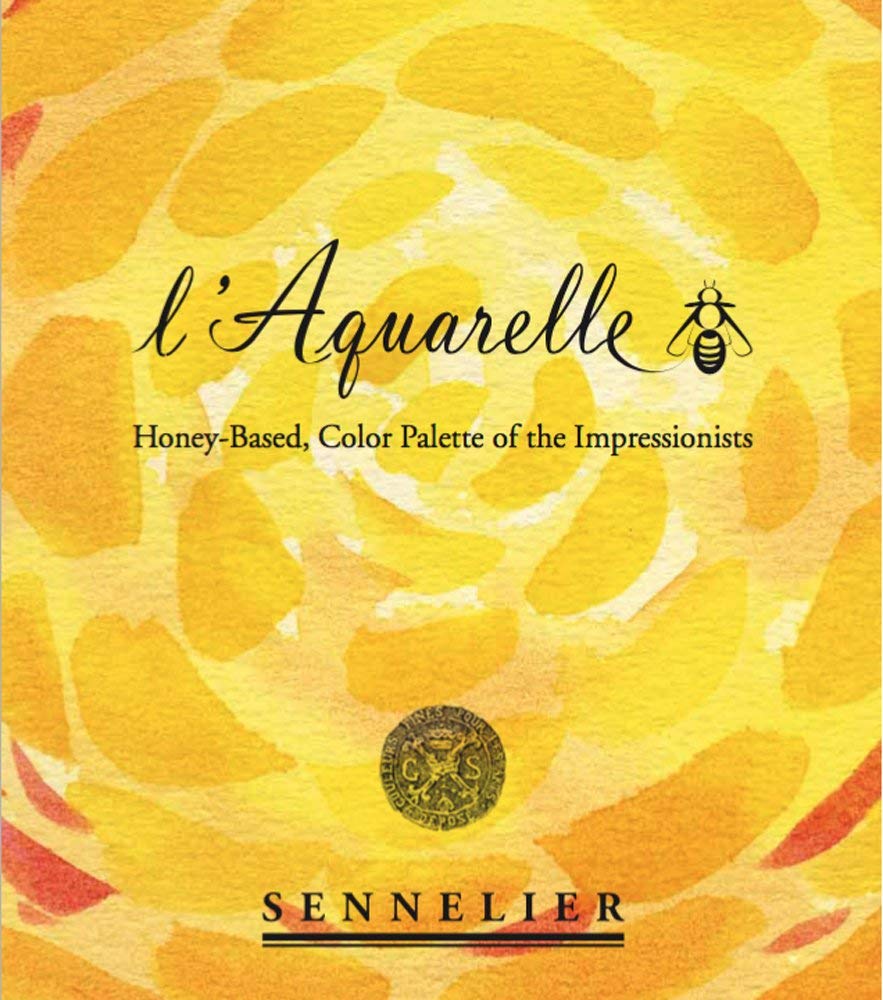 Sennelier 24 Half Pans Watercolor Paint Set - Professional Artist Grade Watercolors for Painting, Sketching & Illustration - Perfect for Beginners & Advanced Artists
