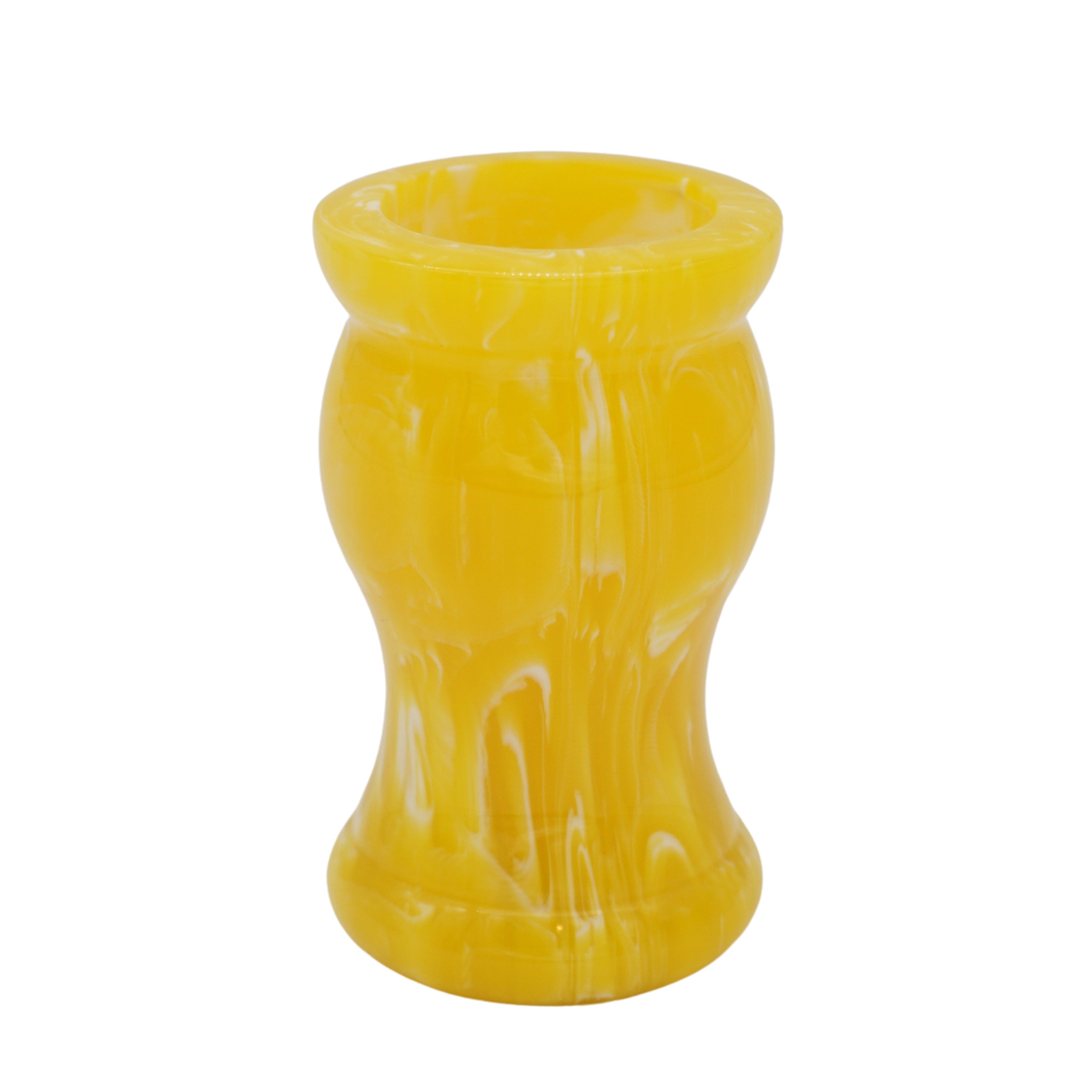 Premium Lemon Drop Handcrafted Shaving Brush Handle - Fits 24mm & 26mm Knots - Perfect for Wet Shaving & Grooming Gifts - Durable Wooden Handle for Men's Shaving Routine