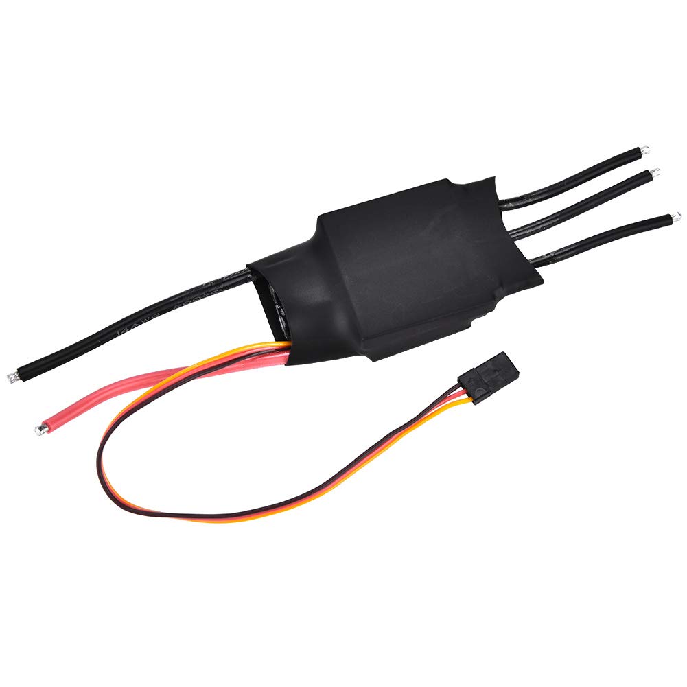 60A RC Boat ESC - Robust Waterproof Electronic Speed Controller with 5V/3A UBEC for RC Model Boats - Perfect for Racing, Hobbyists & Remote Control Boating Enthusiasts