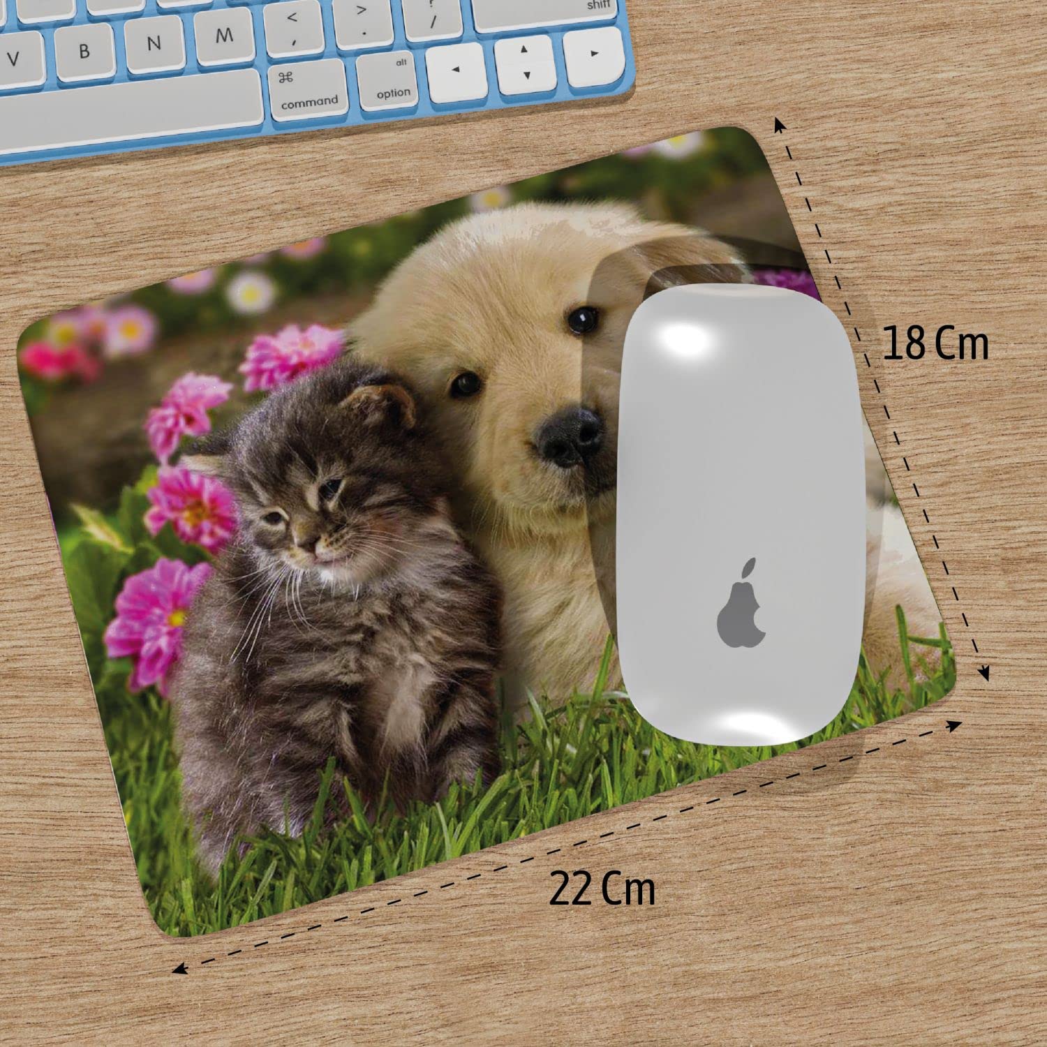 Customized Mouse Pad with Text, Photo & Logo - Personalized Gaming & Office Mousepad - 100% Made in Italy - Perfect for Work, Gaming & Home Office Setup
