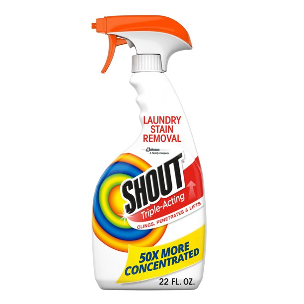 Johnson Stain Remover Laundry Spray - 22oz Stain Fighter for Clothes, Upholstery & Carpets - 12 Pack Bulk Commercial Grade - Perfect for Home, Laundromat & Professional Cleaning Use