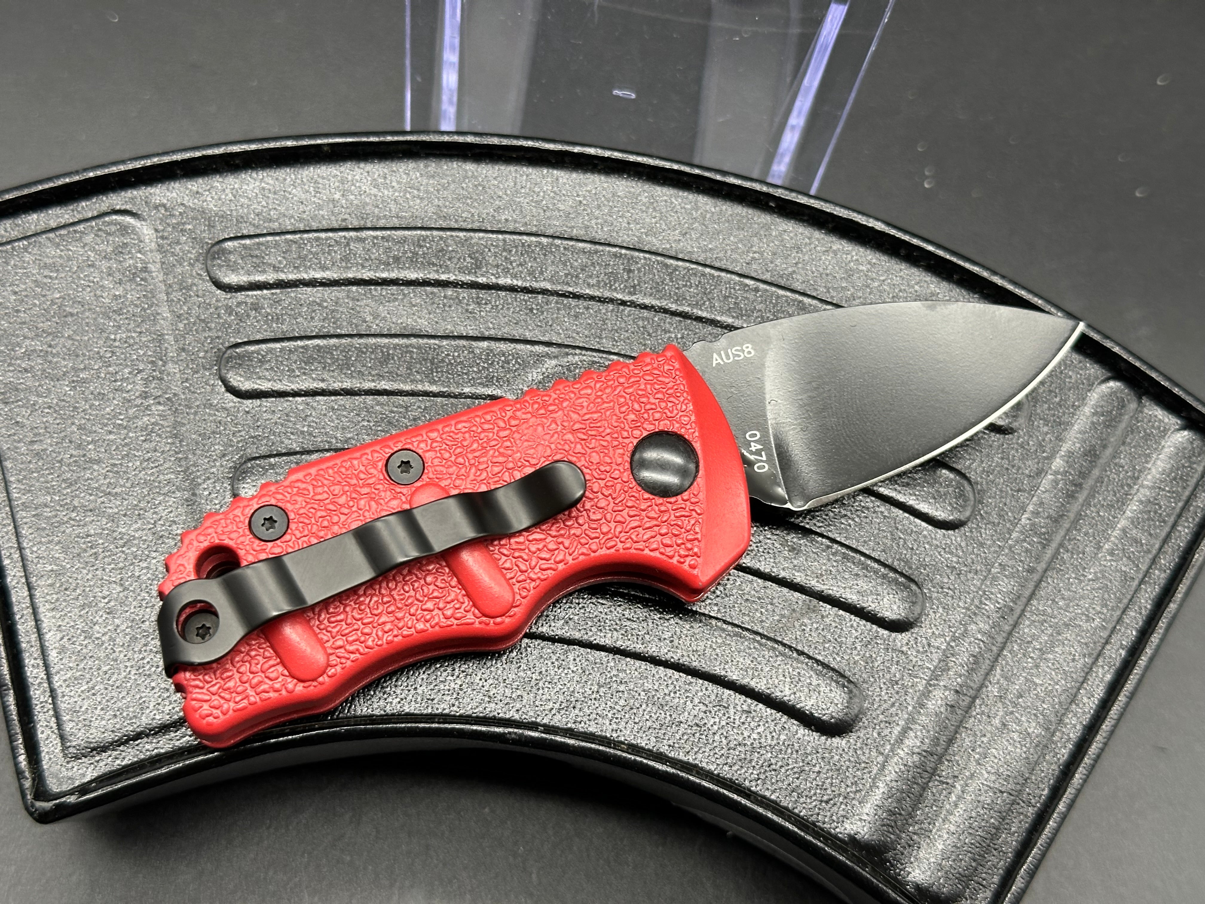 Boker Red Sub Kalashnikov Automatic Knife - 1.95